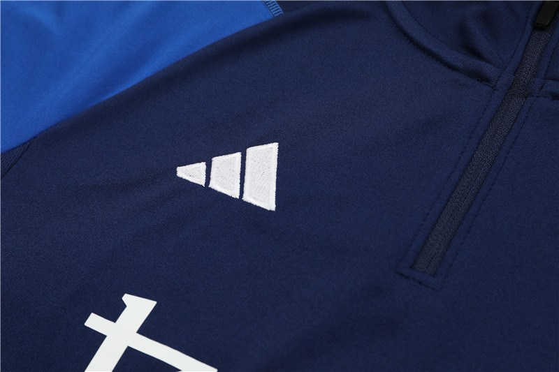 Manchester United 23-24 Long Sleeve Training Set -Blue - Unitedfutballjersey