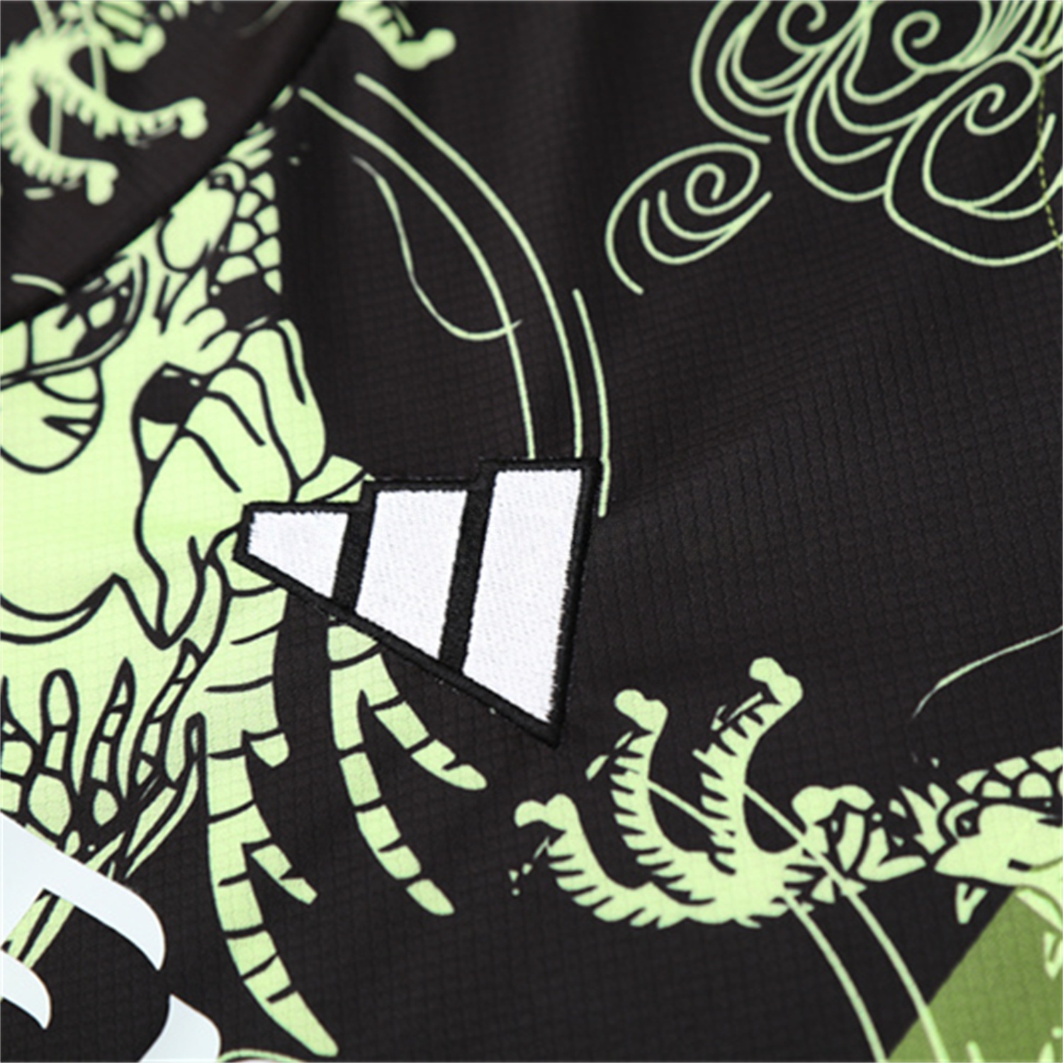 Real Madrid 25-26 Kid Short-Sleeve Training Set - Green Black Top & Black Shorts - Unitedfutballjersey