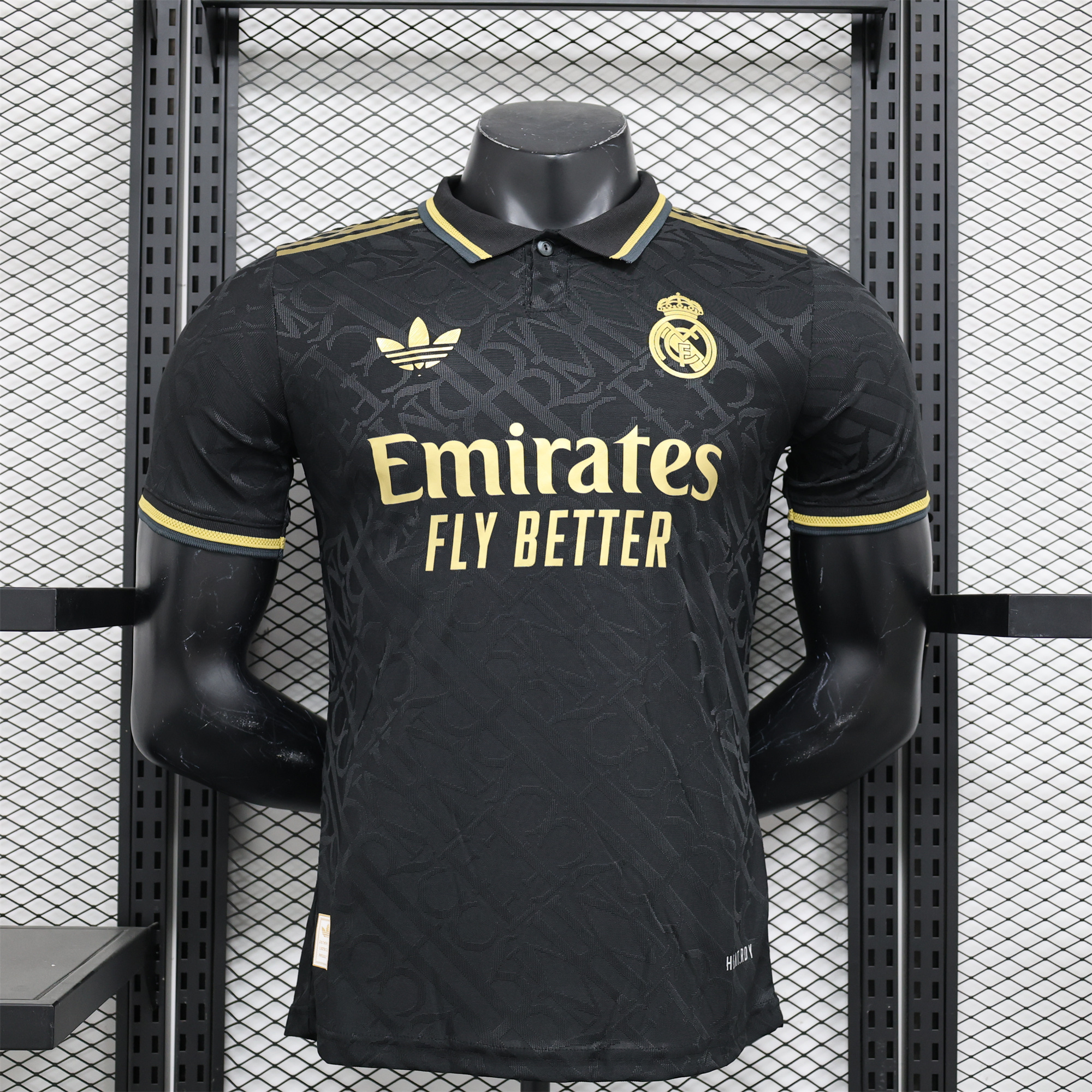 Real Madrid 24-25 Black Gold Special Edition Jersey - Player Version - Unitedfutballjersey