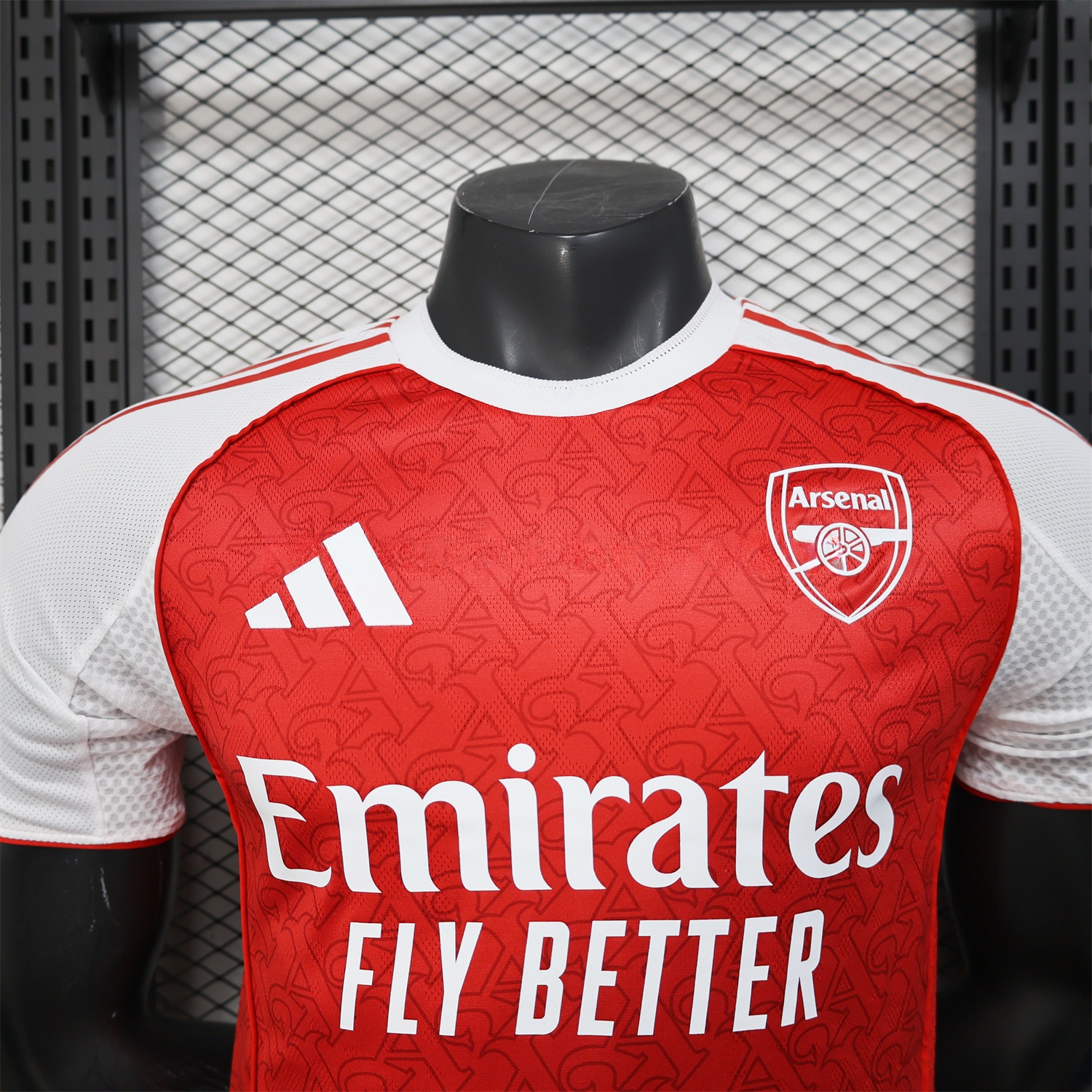 Arsenal 25-26 Home Jersey (Letter A Pattern) - Player Version - Unitedfutballjersey