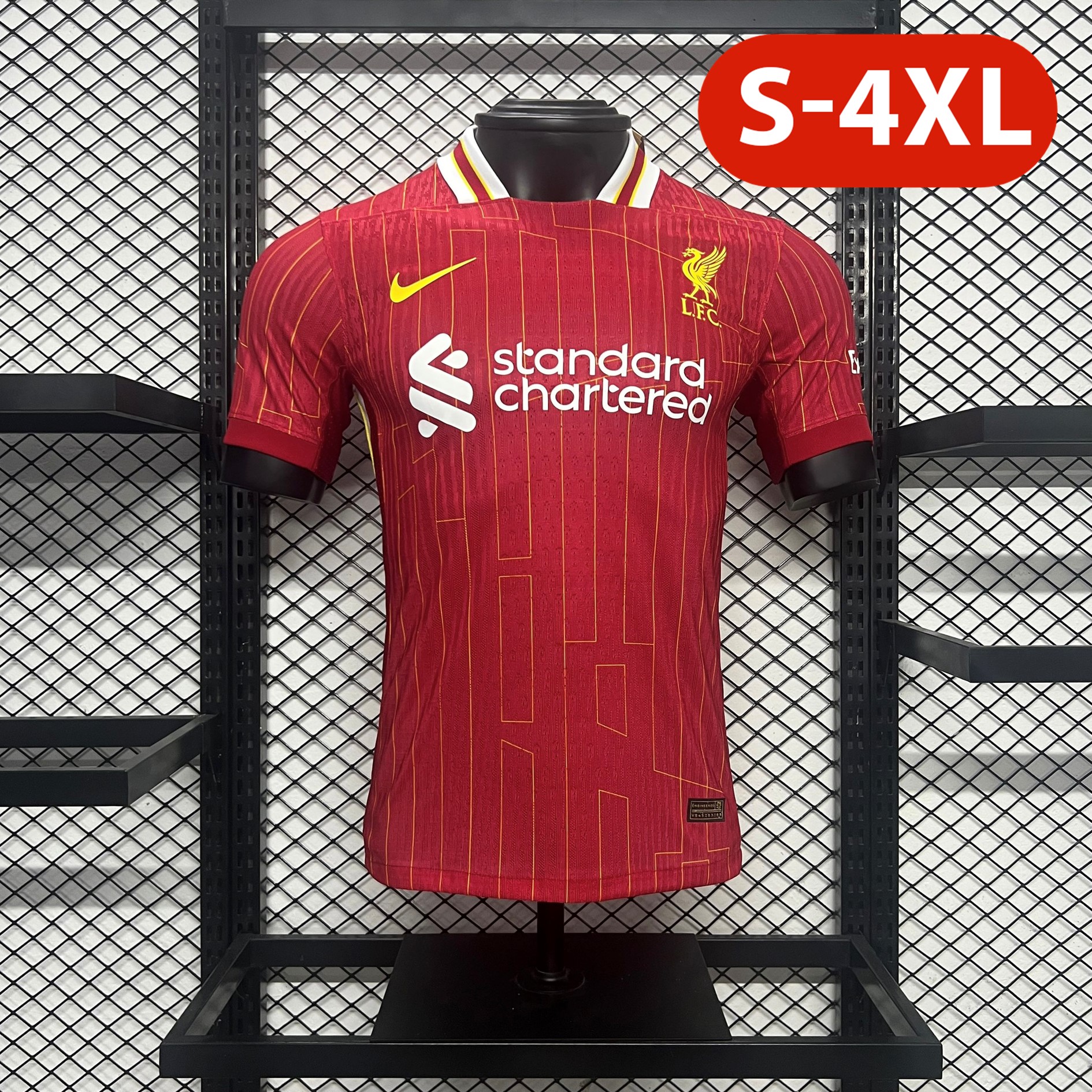 Liver.pool 24-25 Home Stadium Jersey - Player Version - Unitedfutballjersey