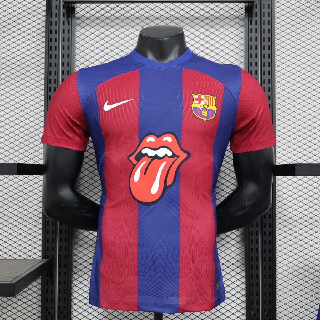 B.A.R.S.A X RS Iconic Tongue Jersey - Player Version - Unitedfutballjersey