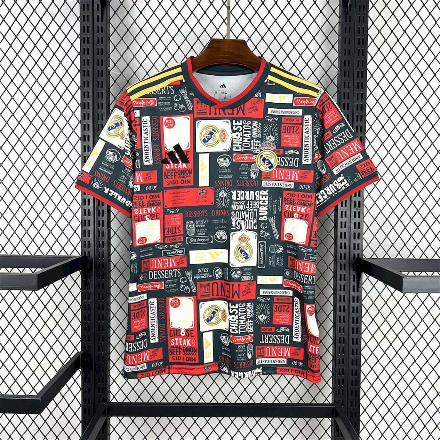 Real Madrid 25-26 Color Advertising Swatch Dark Gray Jersey - Fans Version - Unitedfutballjersey