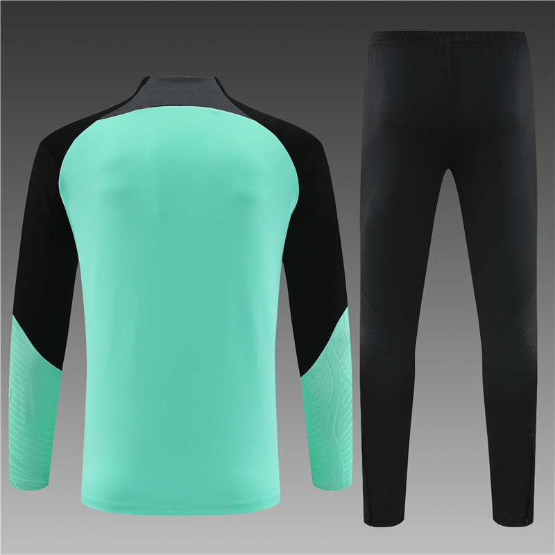 Che 23-24 Long Sleeve Training Set - Green - Unitedfutballjersey