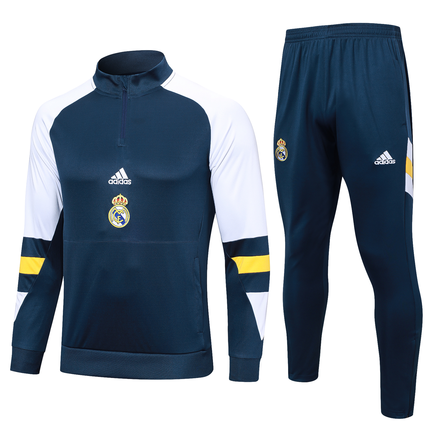 Real Madrid 23-24 Long Sleeve Training Set -Blue - Unitedfutballjersey