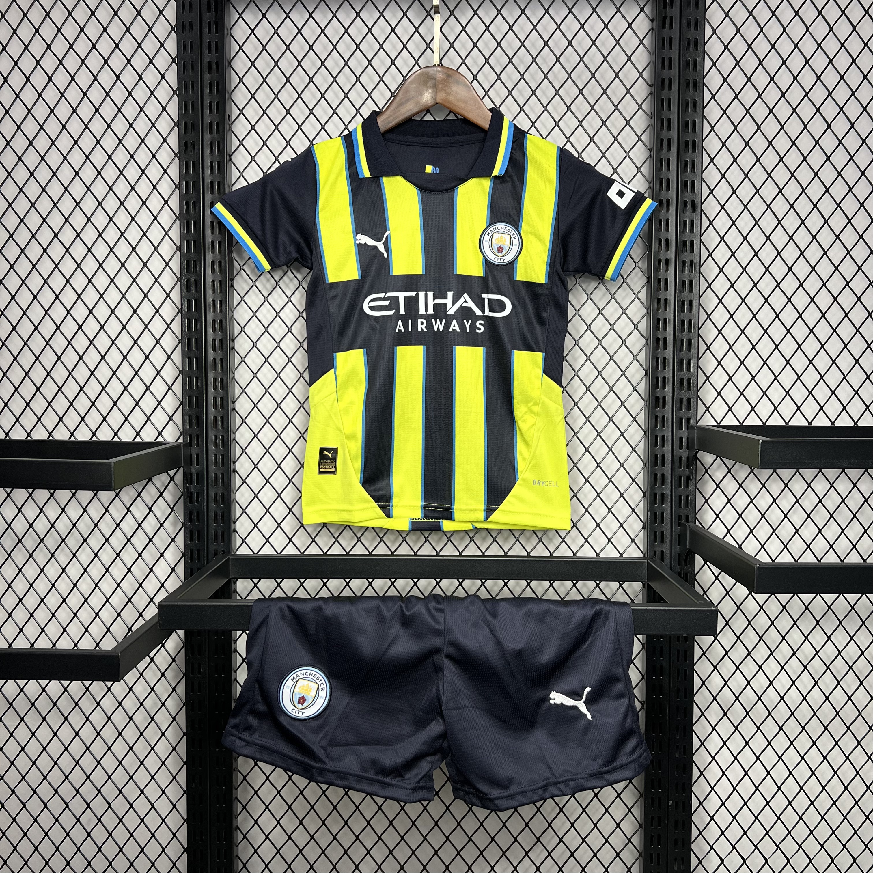 Manchester City 24-25 Away Kids Kit - Unitedfutballjersey