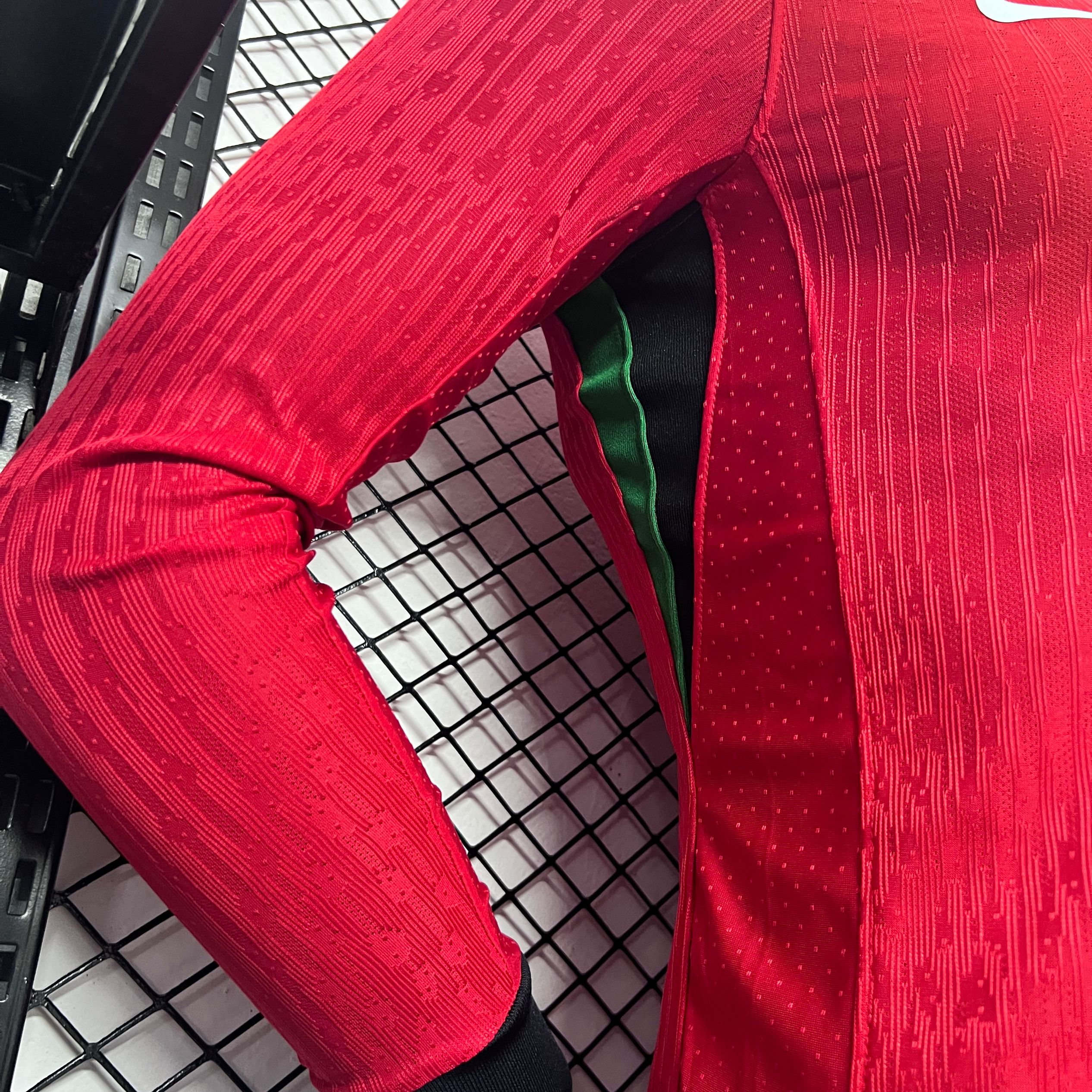 Portugal 2024 Home Stadium Long Sleeve Jersey - Player Version - Unitedfutballjersey