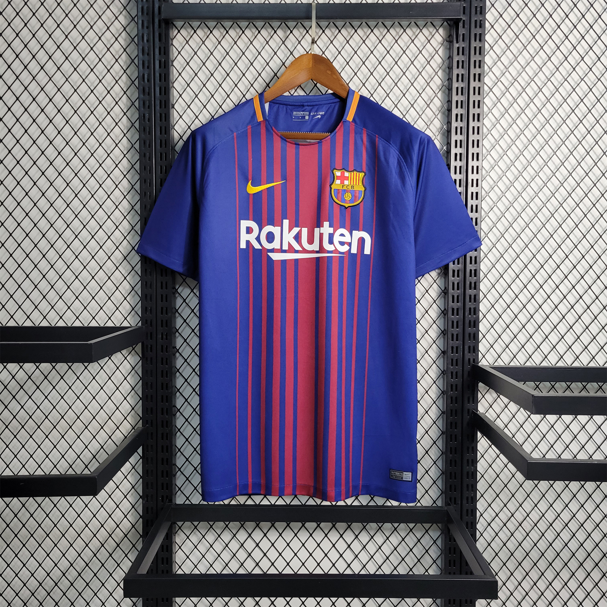Retro Barcelona 17-18 Home Stadium Jersey - Unitedfutballjersey
