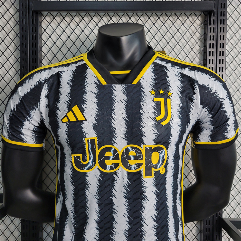 23/24 Juventus Home Jersey - Player Version - Unitedfutballjersey