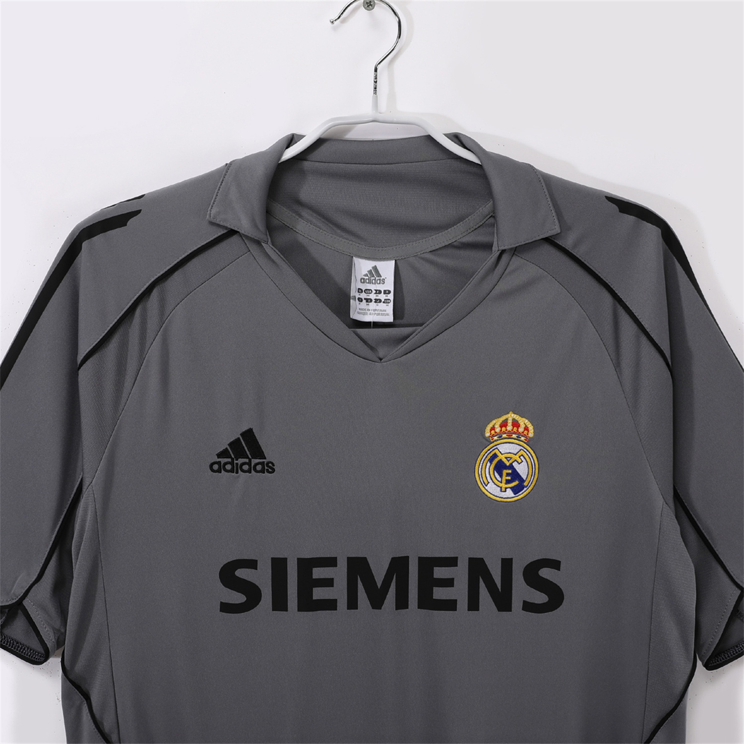Retro Real Madrid 04-05 Third Grey Jersey - Unitedfutballjersey