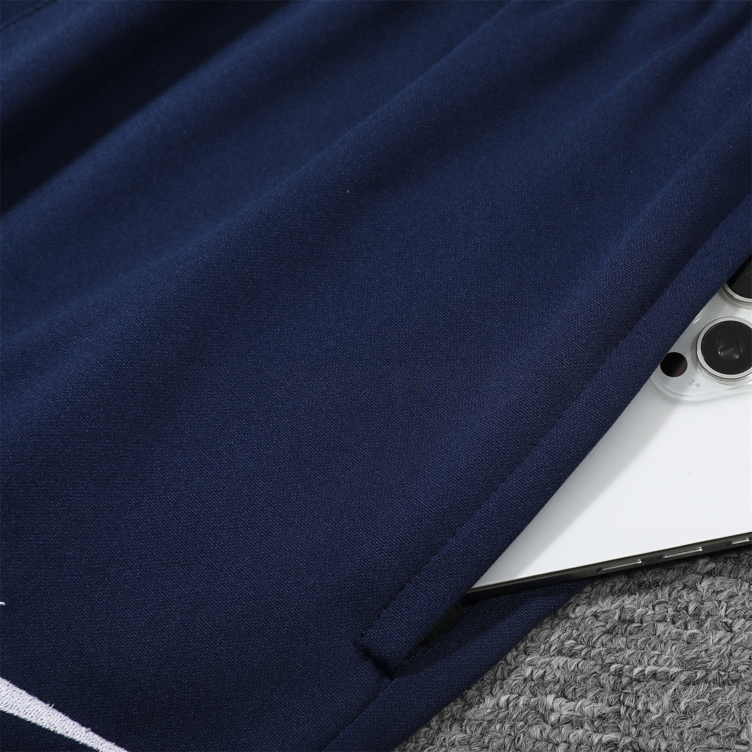 Pumas UNAM 25-26 POLO Short-Sleeve Training Set - Brown Top and Deep Blue Pants - Unitedfutballjersey