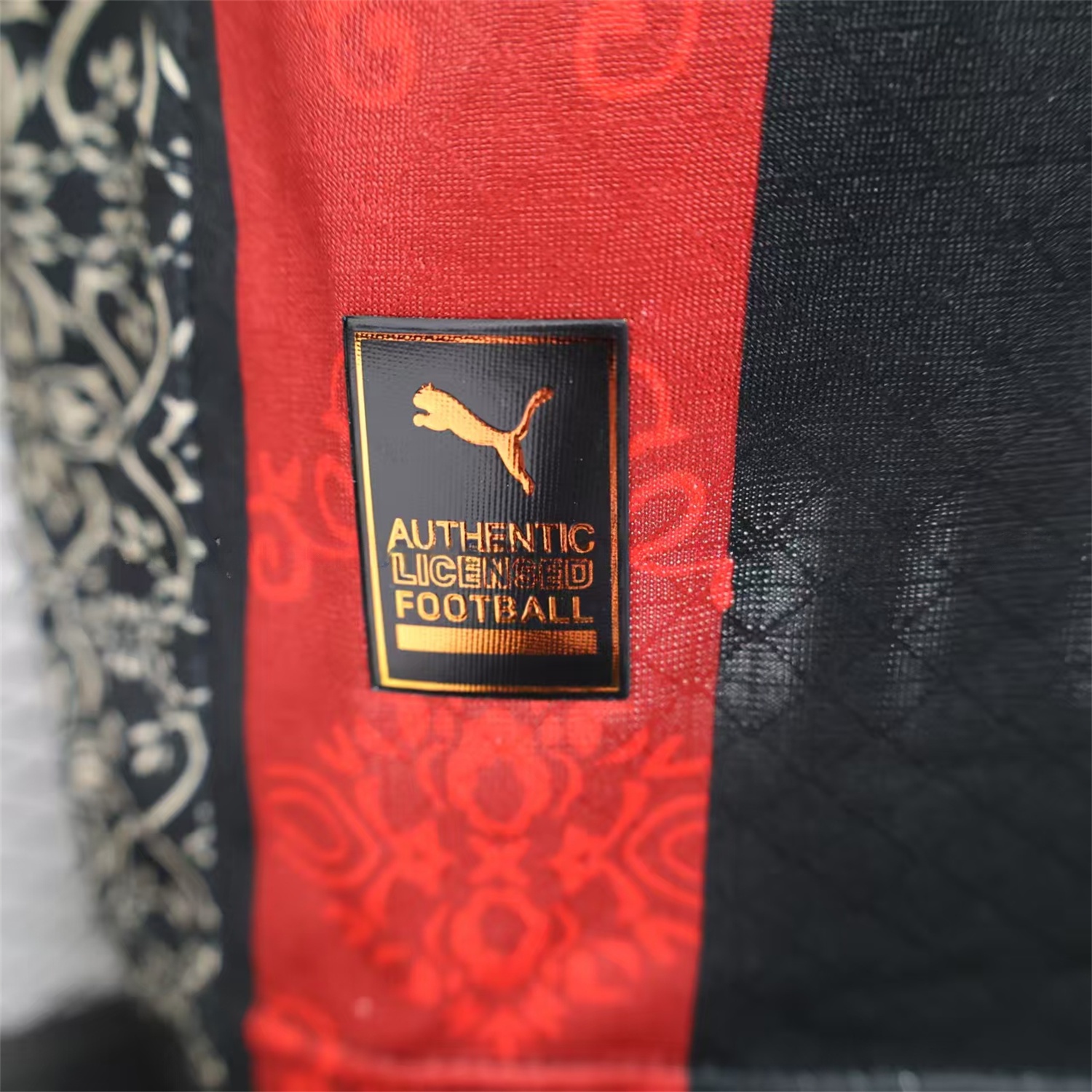 AC Milan 25-26 Team Name Advertisement Red & Black POLO Special Jersey - Player Version - Unitedfutballjersey