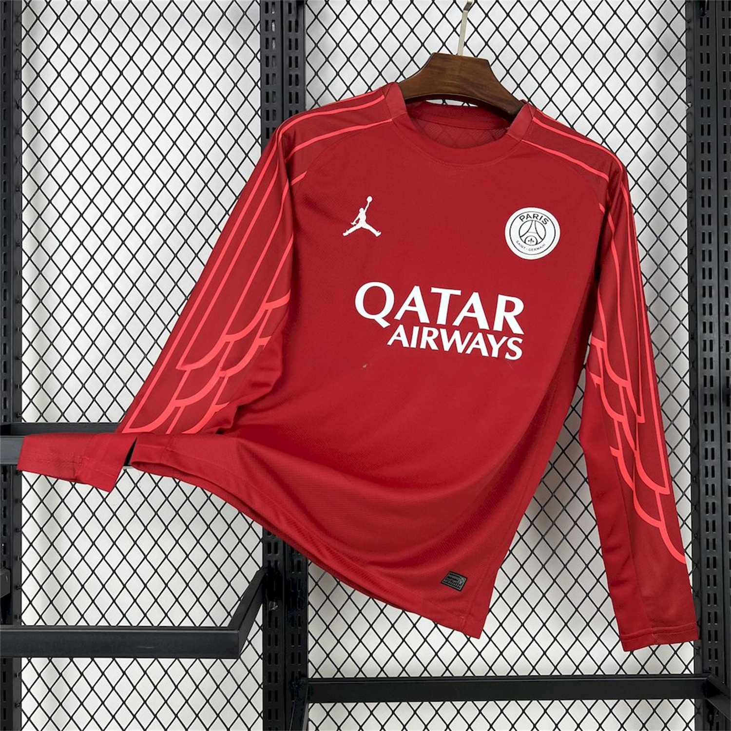 Paris Saint-Germain PSG 24-25 Fourth Goalkeeper Red Long Sleeves Jersey - Fans Version - Unitedfutballjersey