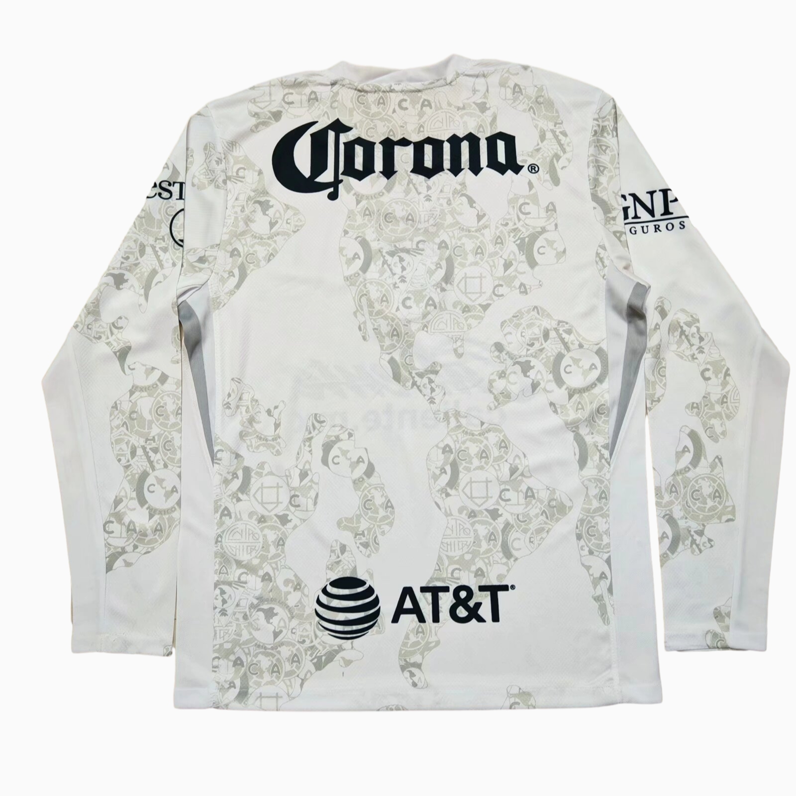 Club América 24-25 White Goalkeeper Long Sleeves Jersey - Fans Version - Unitedfutballjersey