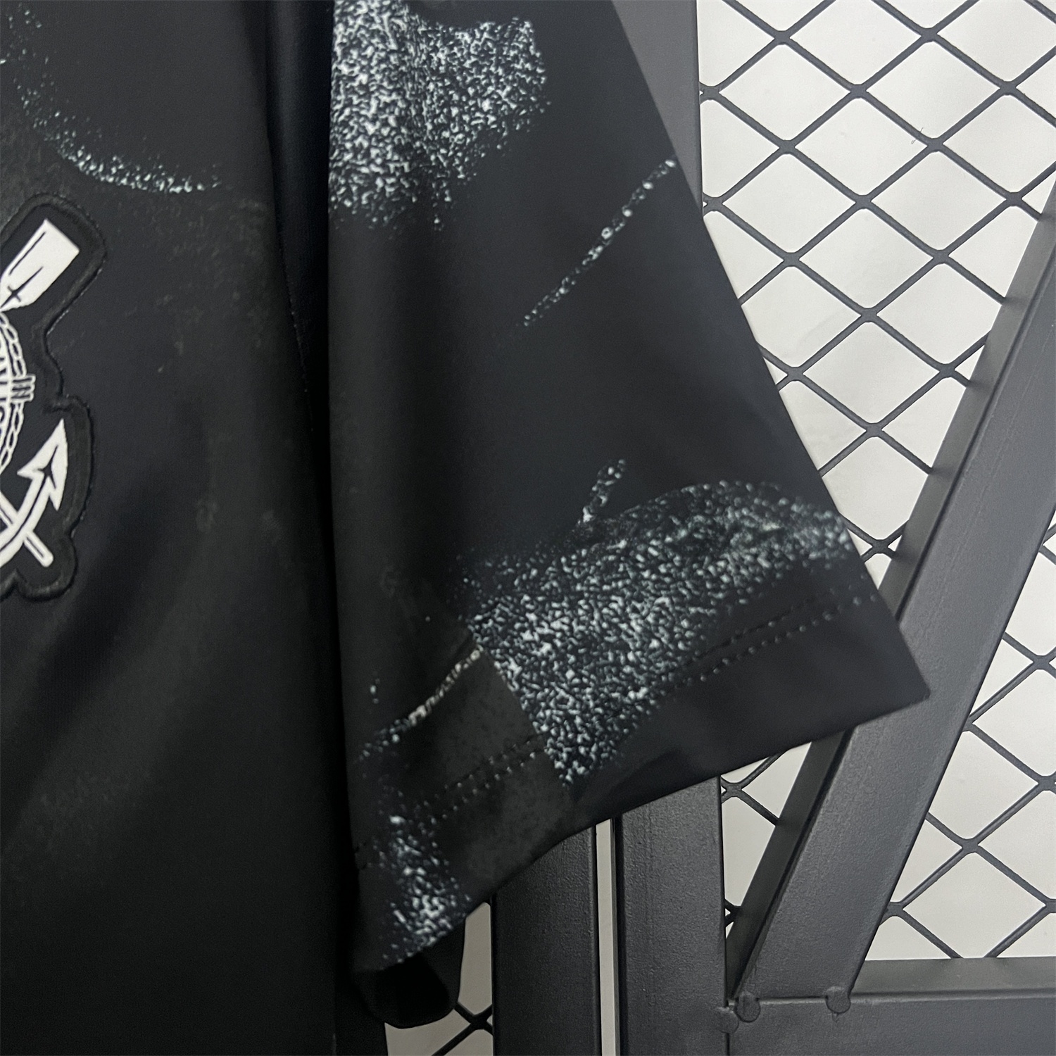 Corinthians 2025-26 Black Training Jersey - Fans Version - Unitedfutballjersey