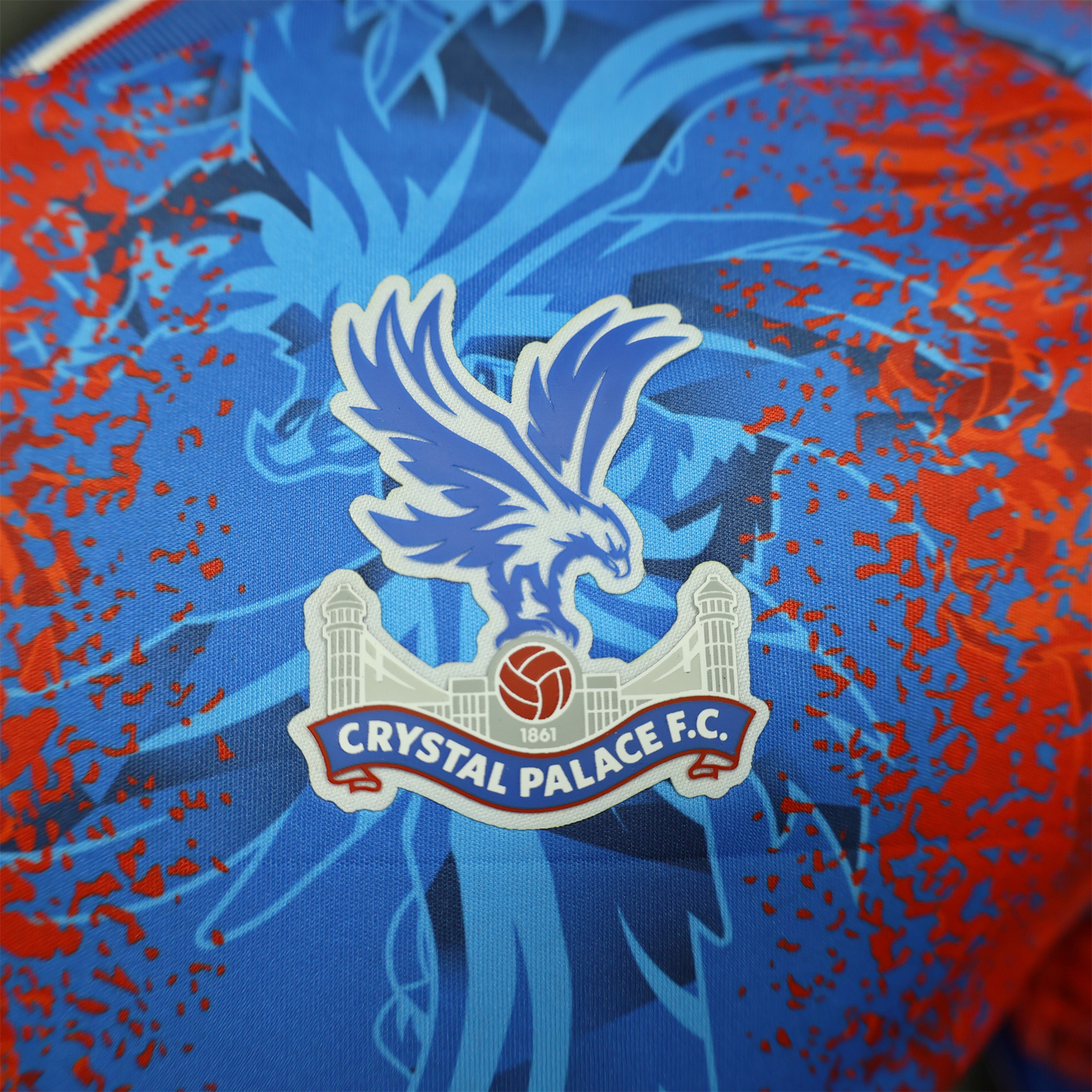 Crystal Palace 24-25 Home Stadium Jersey - Player Version - Unitedfutballjersey