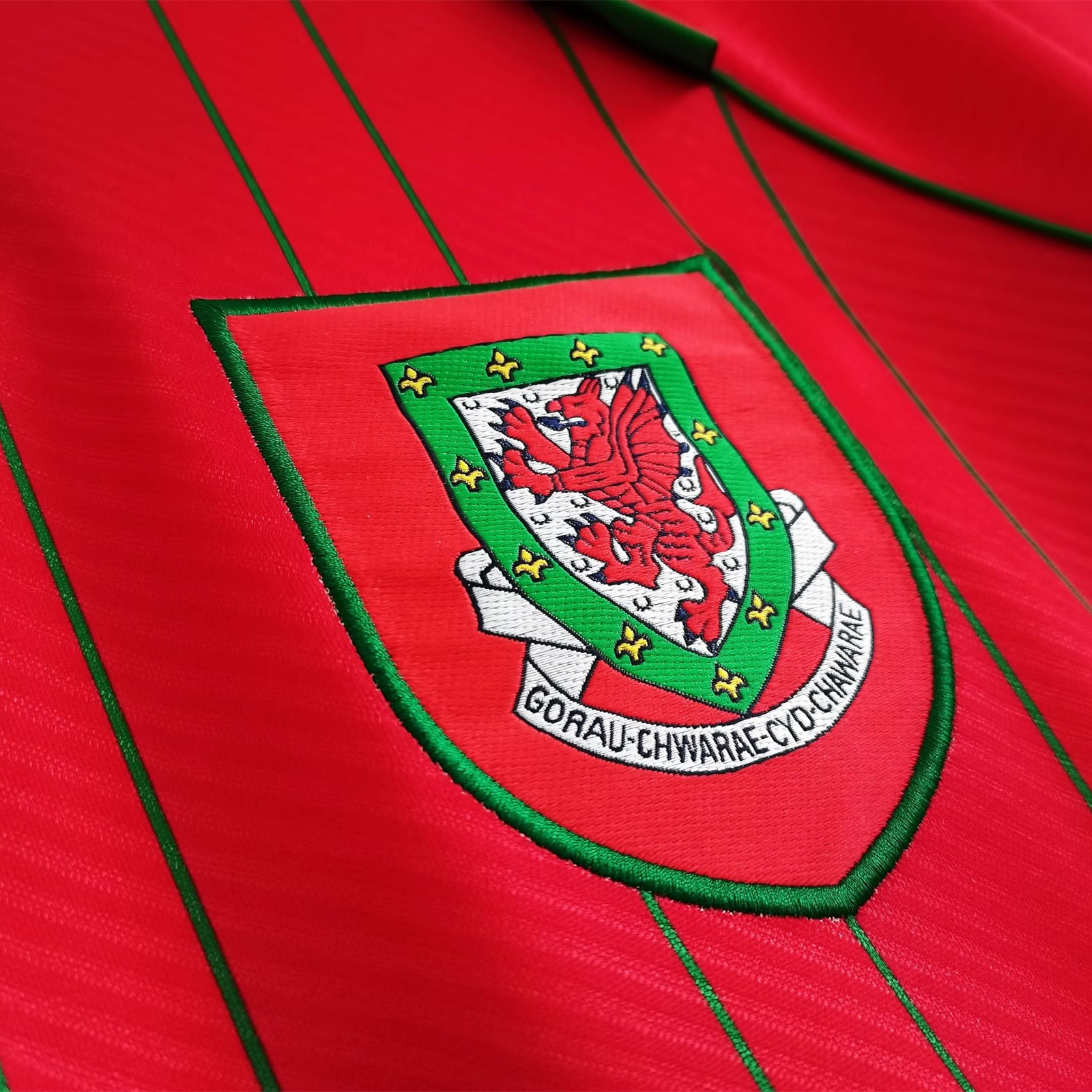 Retro Wales 1994 Home Stadium Jersey - Unitedfutballjersey