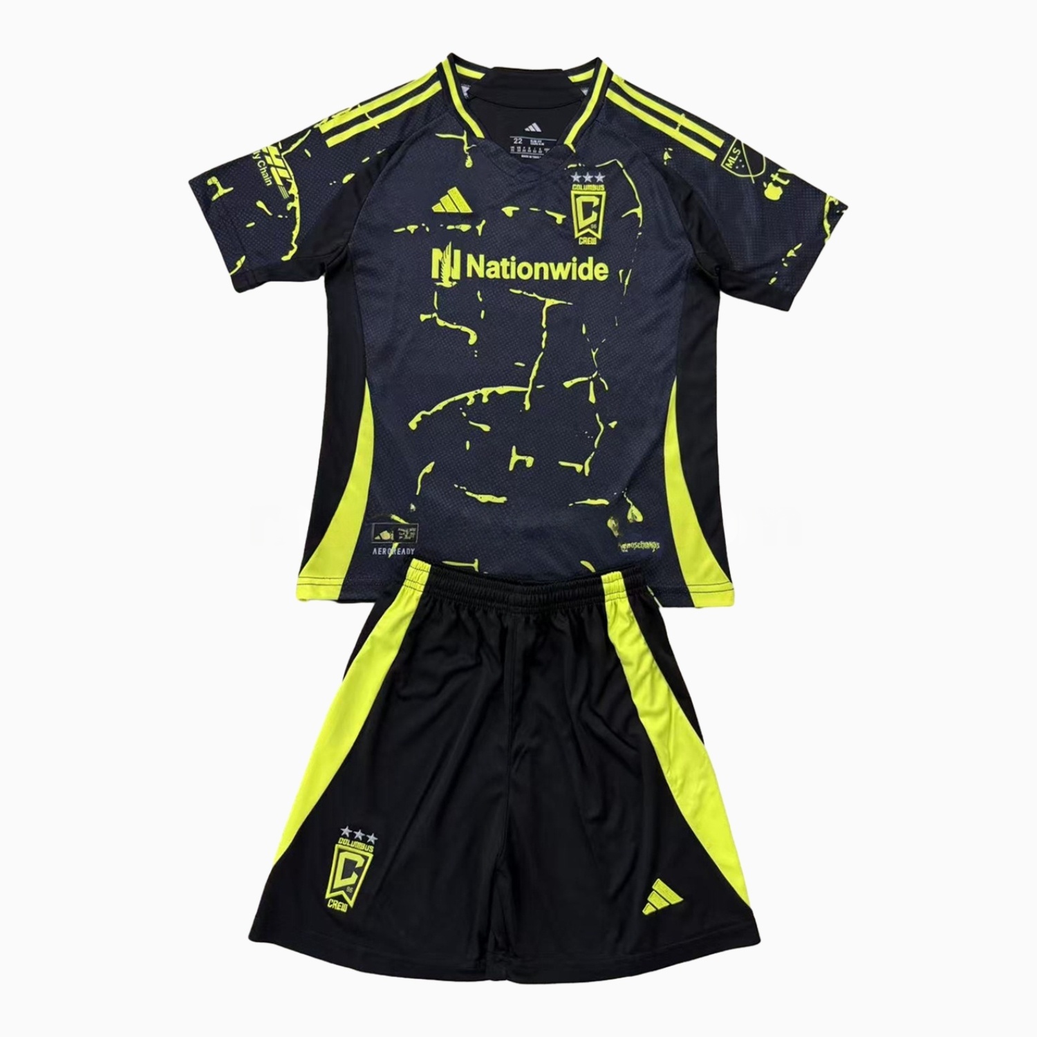 Columbus Crew 2025 Away Men's Adult Jersey Set - Fans Version - Unitedfutballjersey