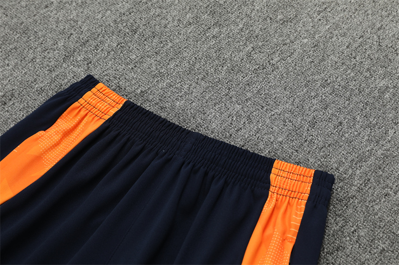 Real Madrid 24-25 Long Sleeve Training Set - Blue & Orange - Unitedfutballjersey