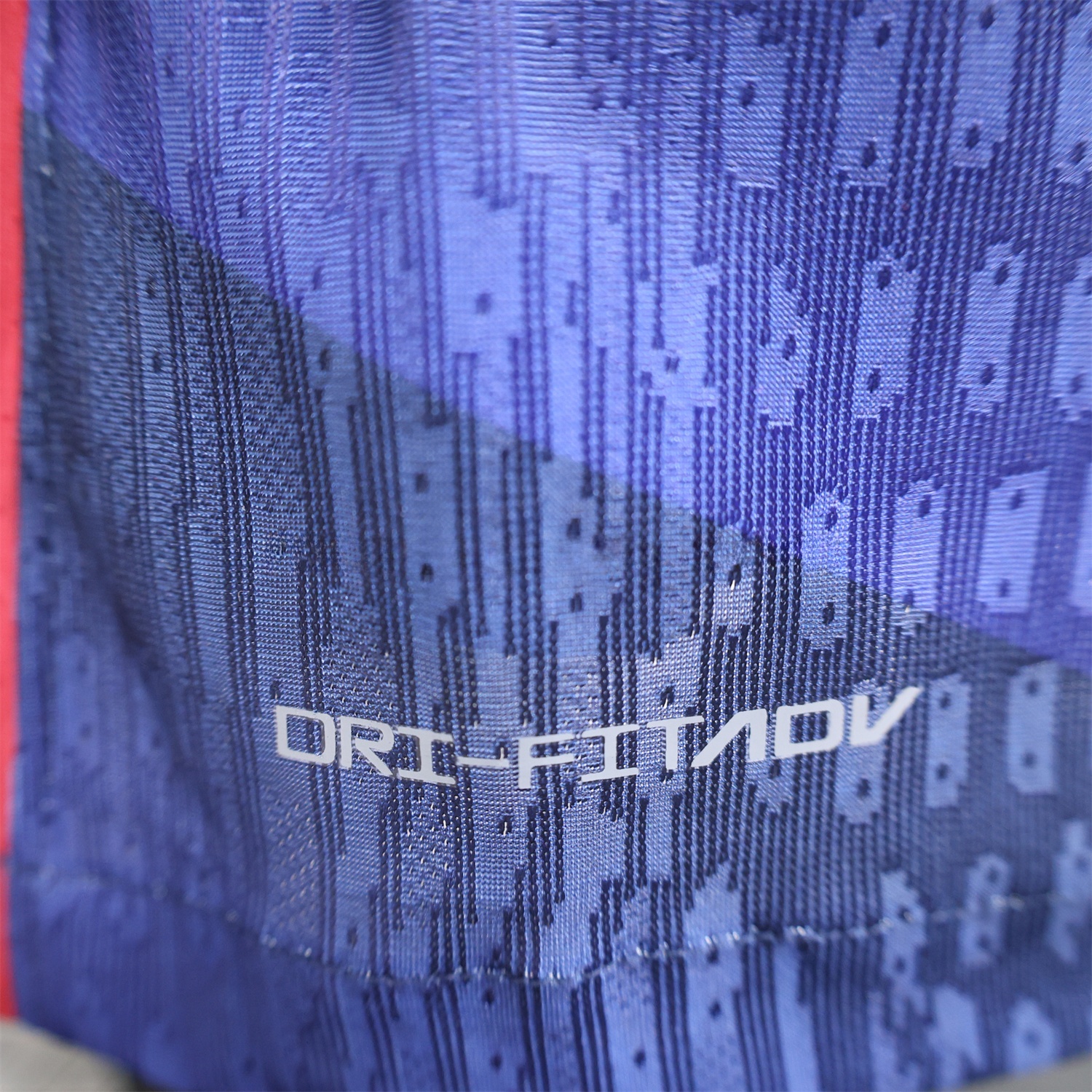 B.A.R.S.A 25-26 Red Diagonal Special Blue Jersey - Player Version - Unitedfutballjersey