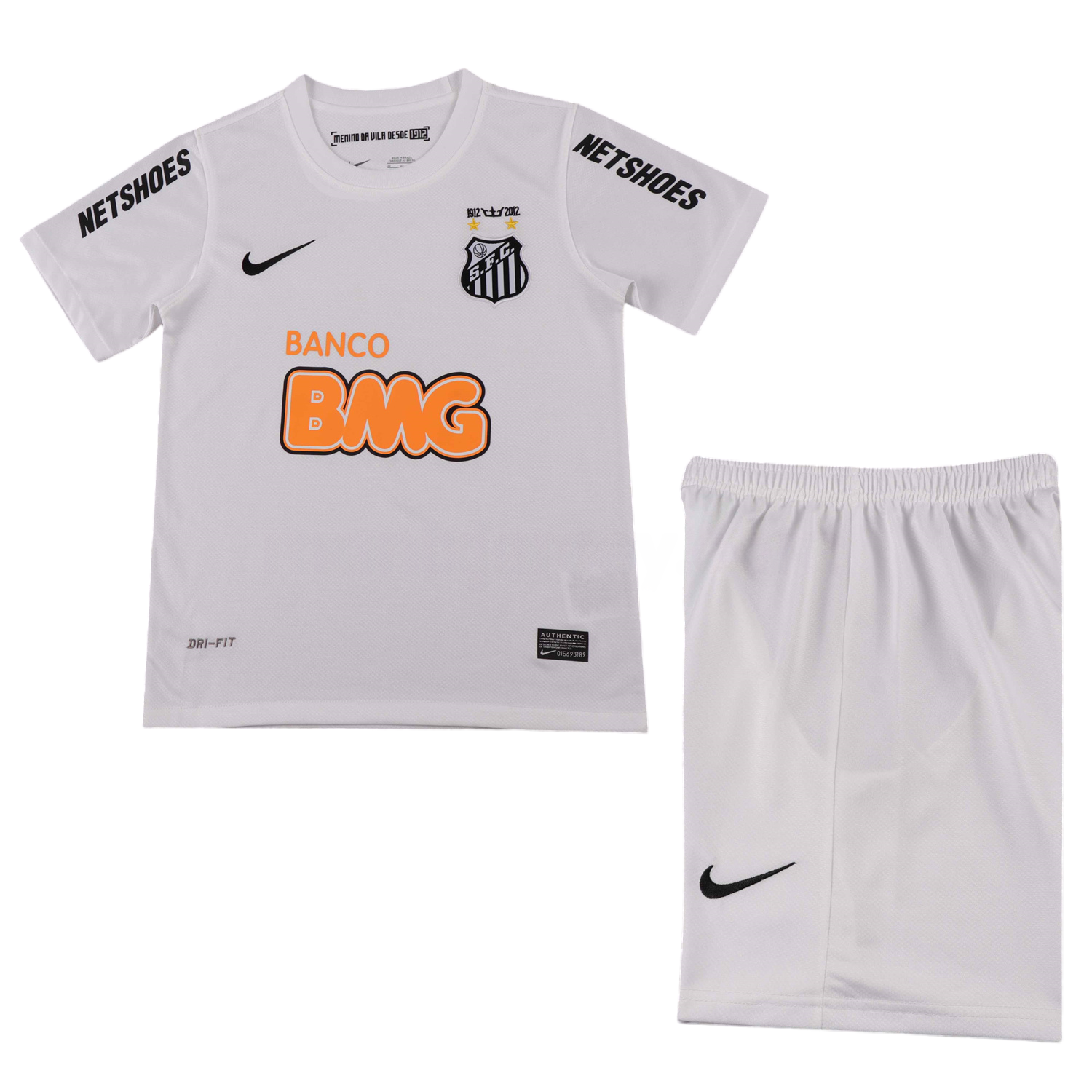 Retro Santos 2012 Home Kids Kit - Unitedfutballjersey