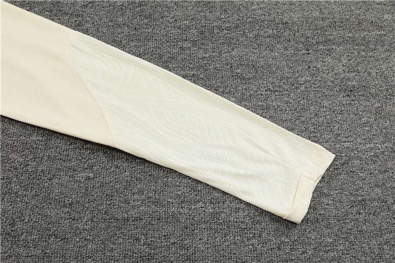 Paris Saint-Germain PSG 23-24 Kids Long Sleeve Training Set Creamy White - Unitedfutballjersey