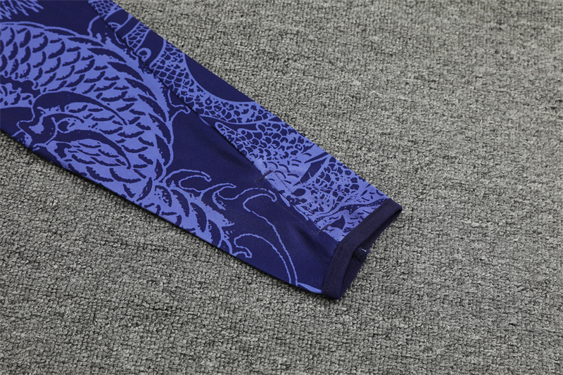 Real Madrid 24-25 Long Sleeve Training Set - Blue Dragon - Unitedfutballjersey