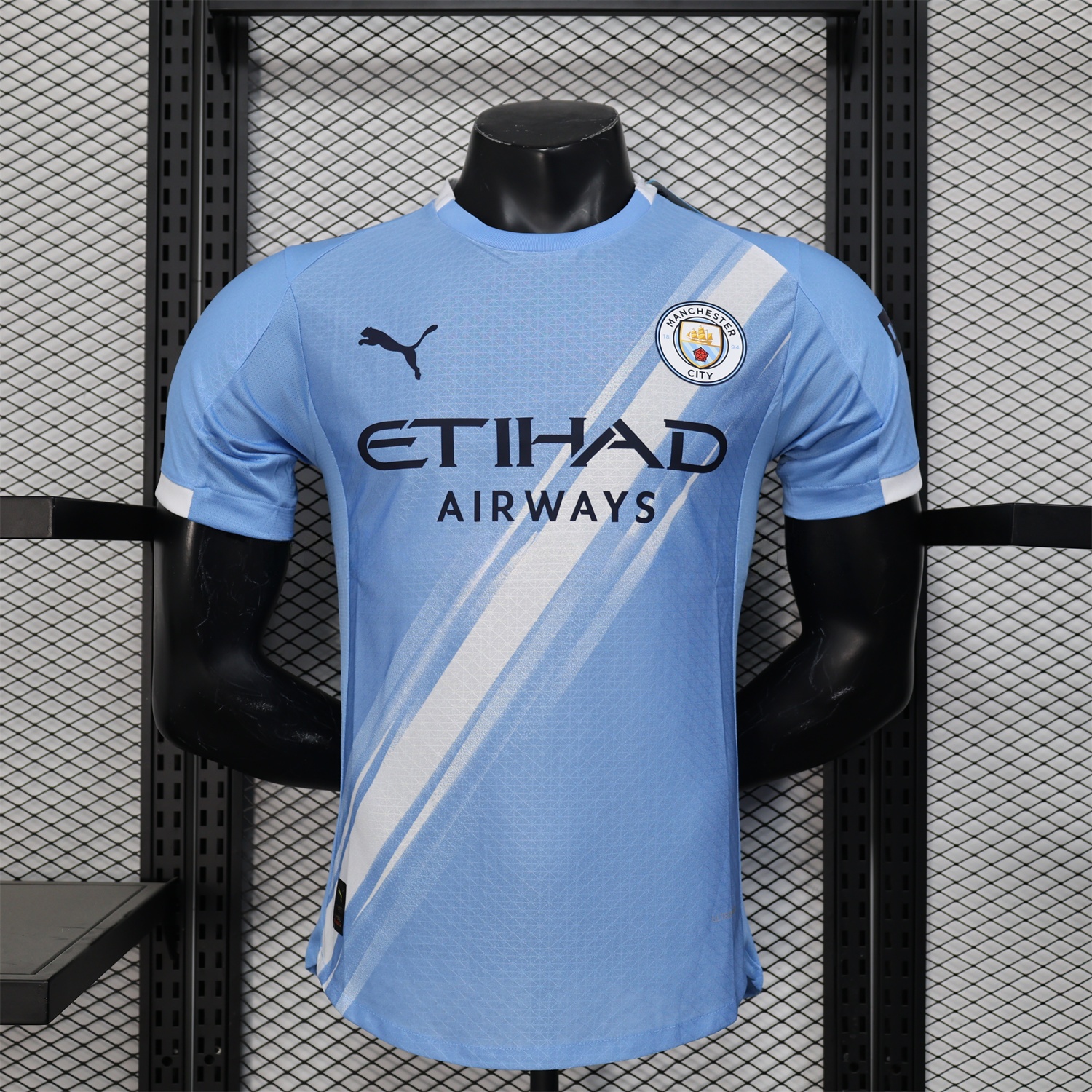 Manchester City 25-26 Home Jersey (Leaked Version) - Player Version - Unitedfutballjersey
