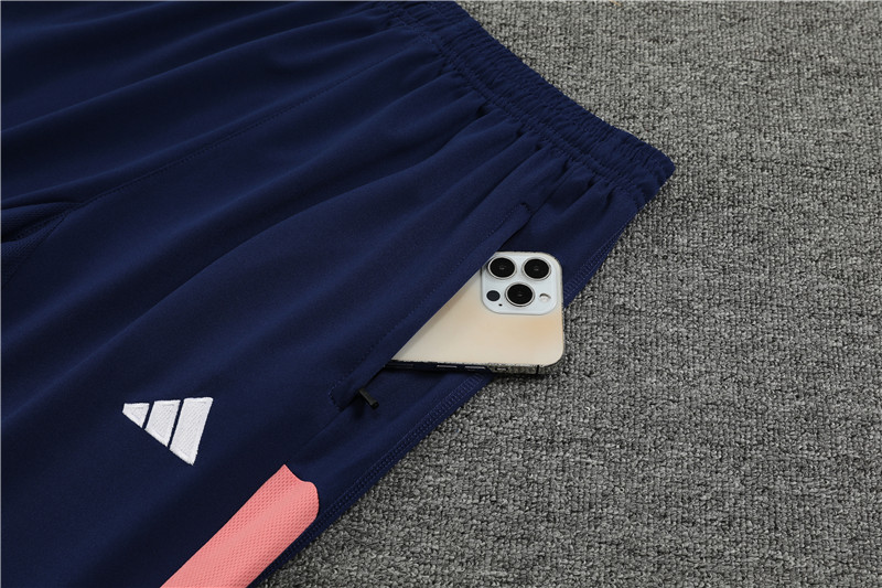 Lyon 23-24 Kids Long Sleeve Training Set Royal Blue - Unitedfutballjersey