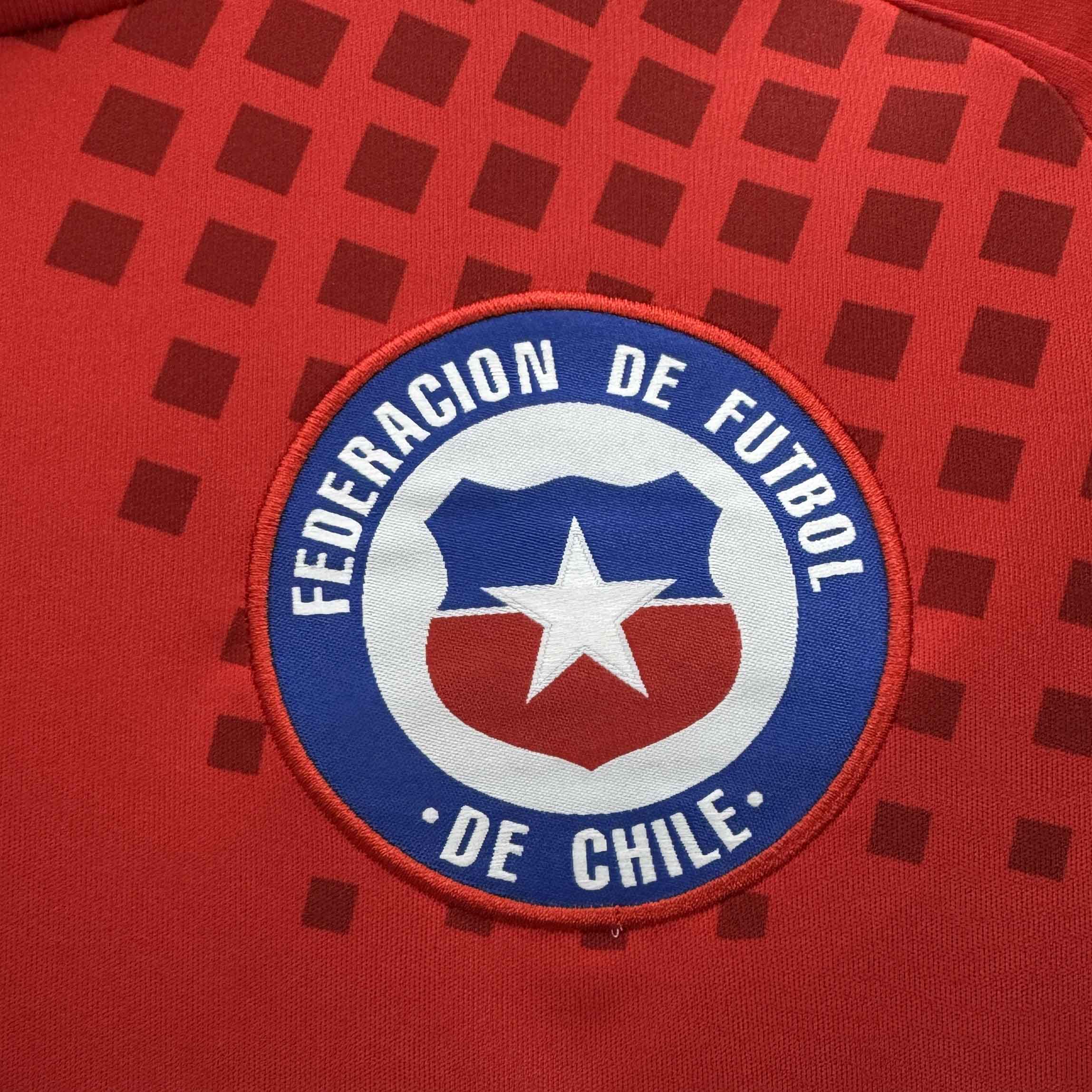 Chile 2024 Home Stadium Jersey - Fans Version - Unitedfutballjersey