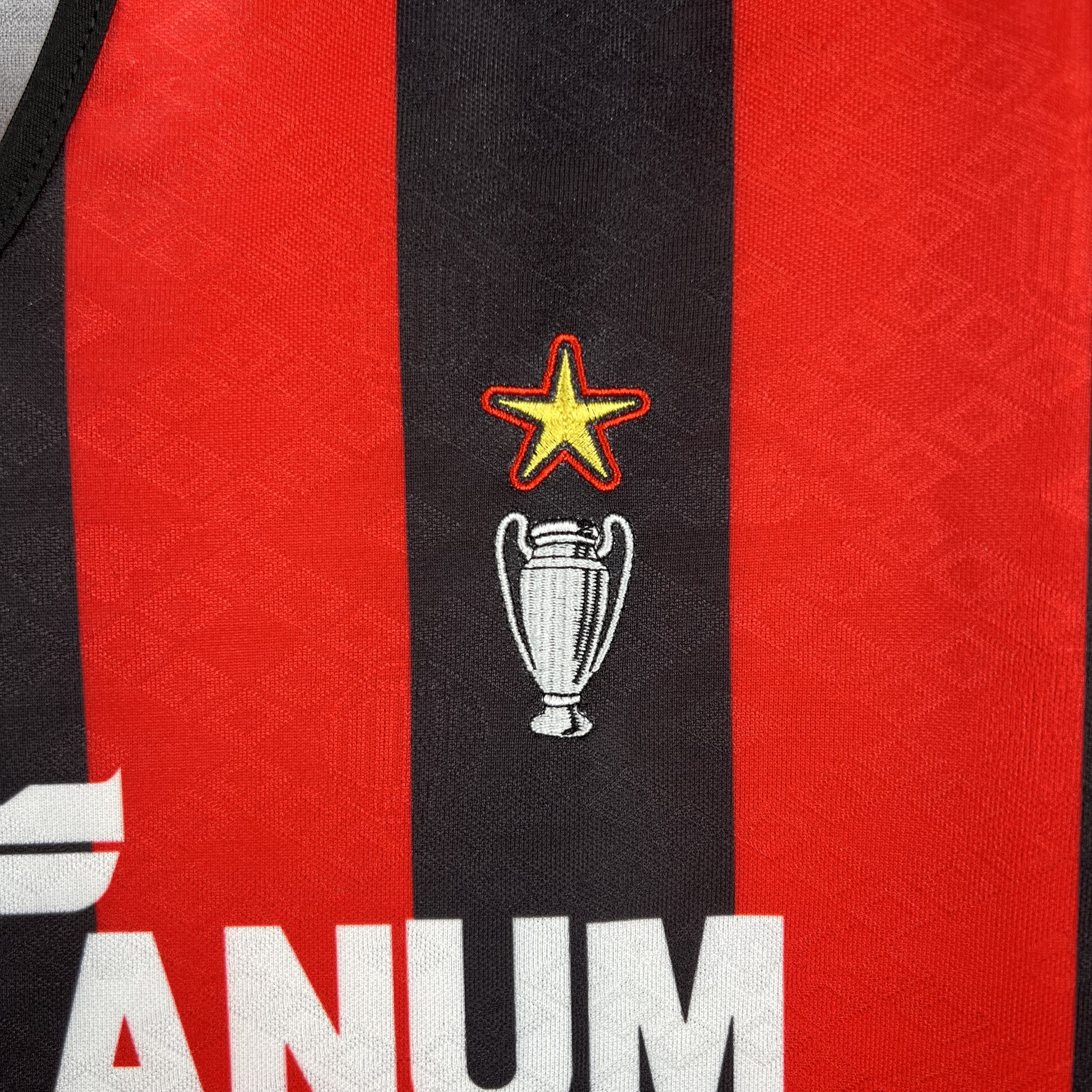 Retro AC Milan 1989-90 Home Stadium Jersey - Unitedfutballjersey