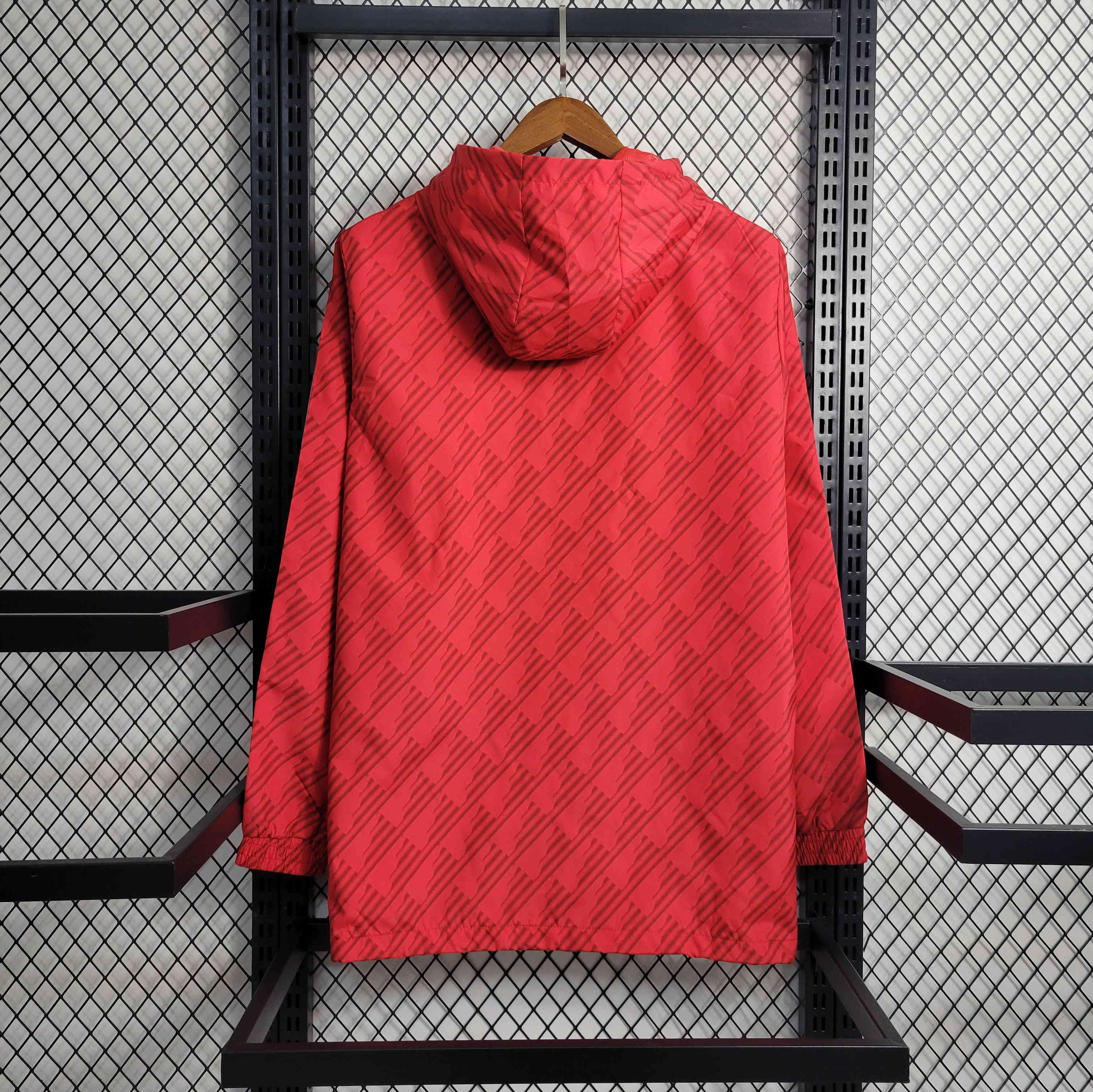 23-24 Manchester United Red Windbreaker - Unitedfutballjersey