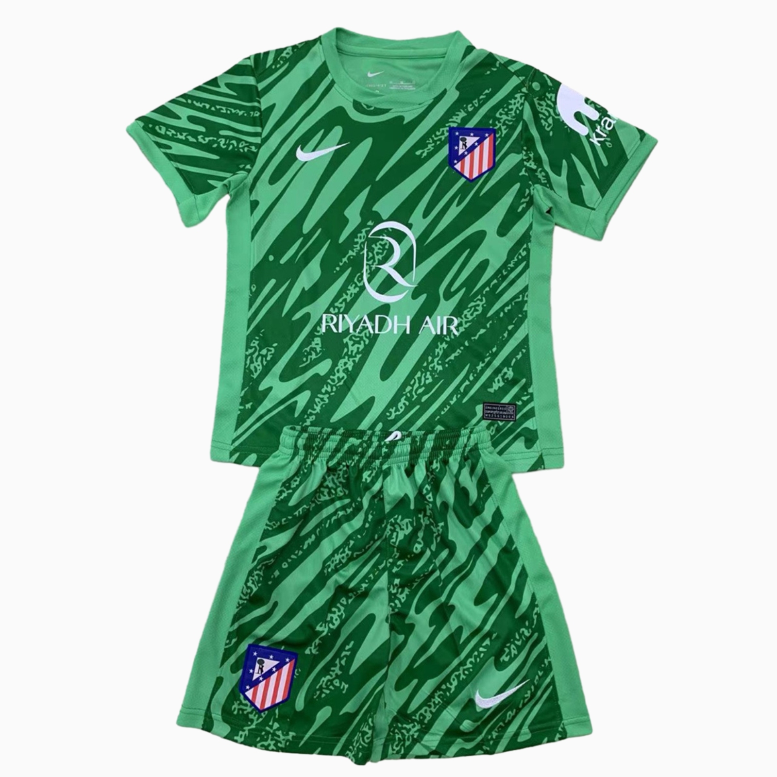 Atletico Madrid 24-25 Green Goalkeeper Men's Adult Jersey Set - Fans Version - Unitedfutballjersey
