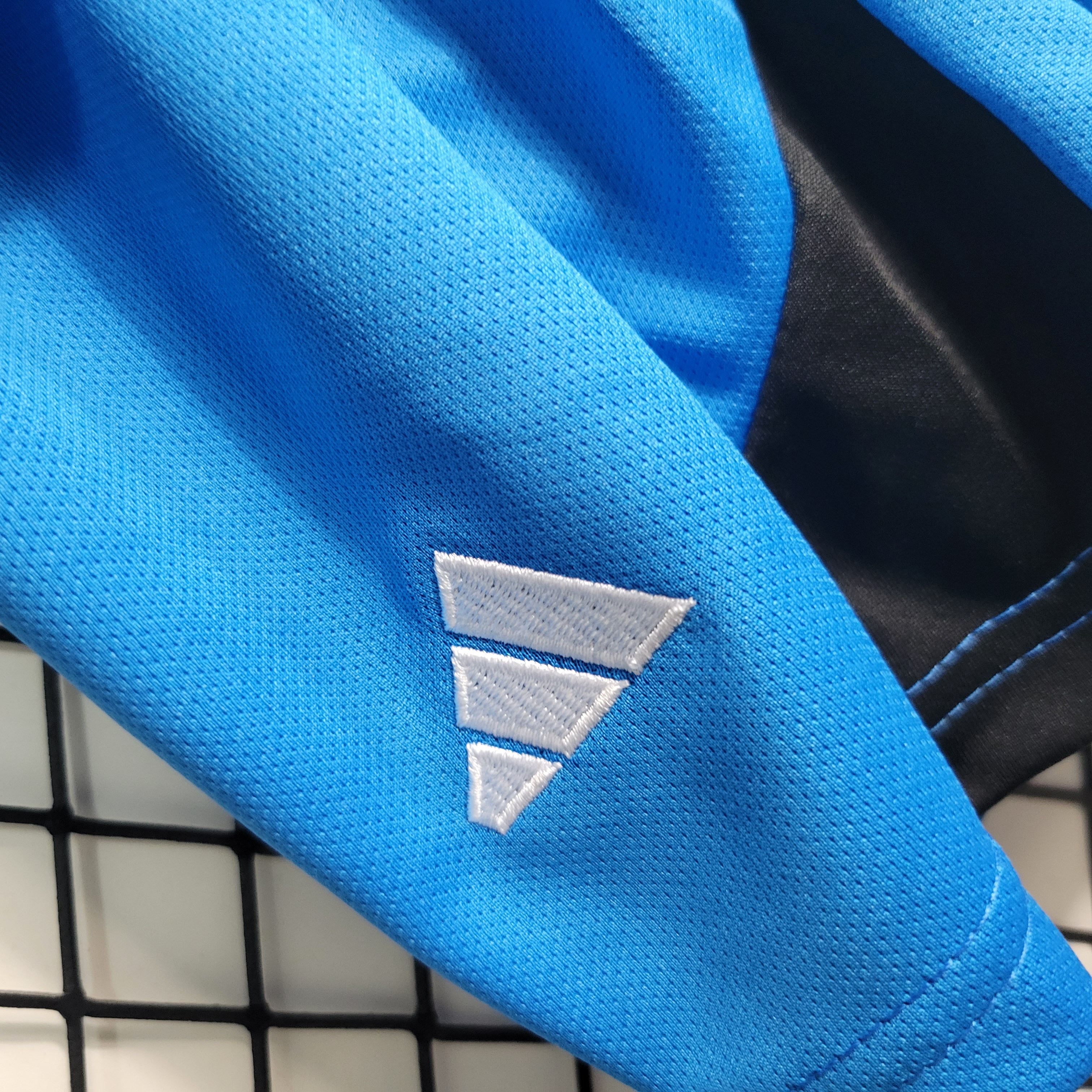 Real Madrid 23-24 Blue Goalkeeper Kids Kit - Unitedfutballjersey