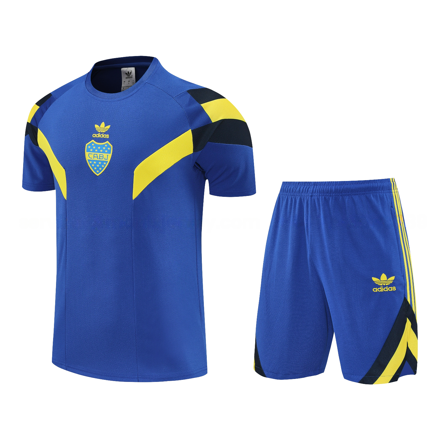 Boca Juniors 25-26 Short-Sleeve Training Set - BlueTop & Blue Shorts - Unitedfutballjersey