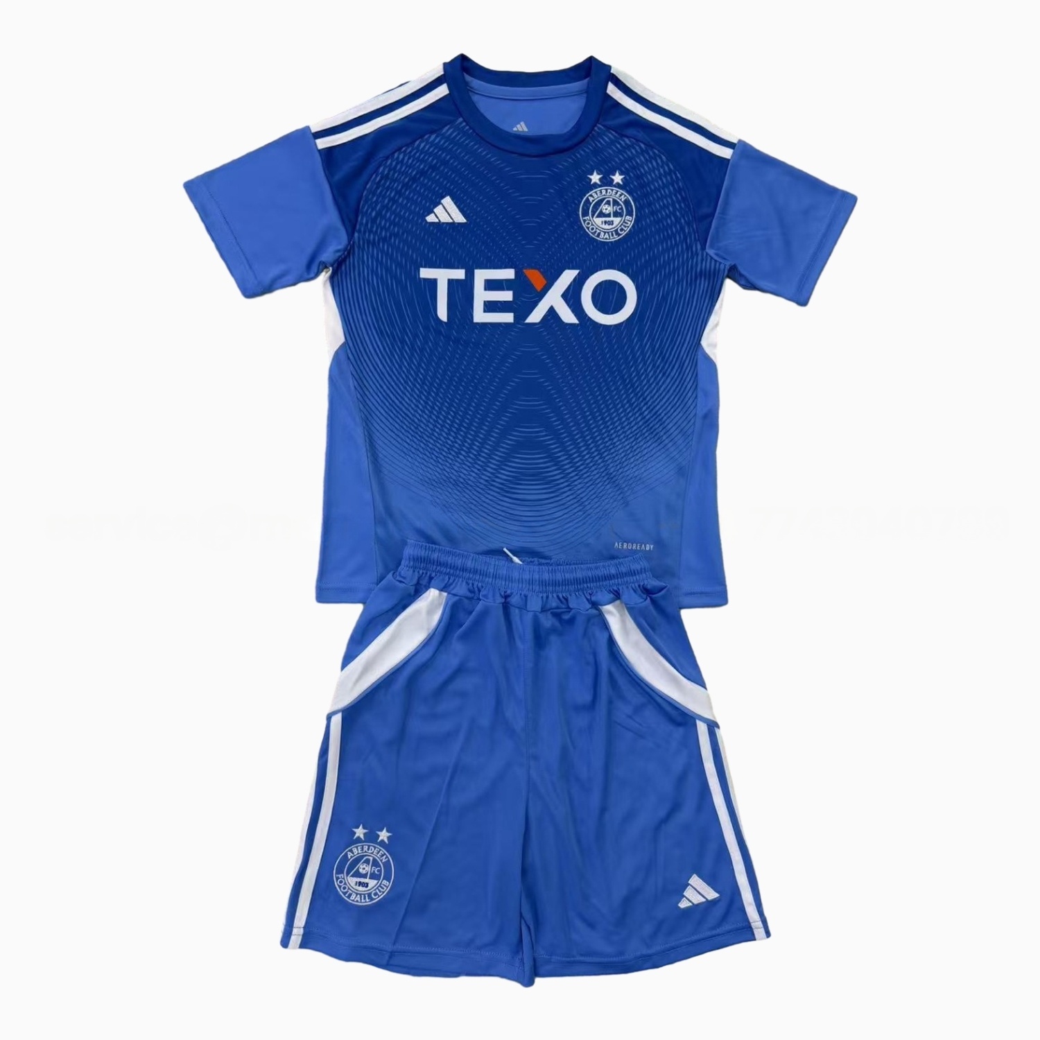 Aberdeen 25-26 Blue Goalkeeper Men's Adult Jersey Set - Fans Version - Unitedfutballjersey