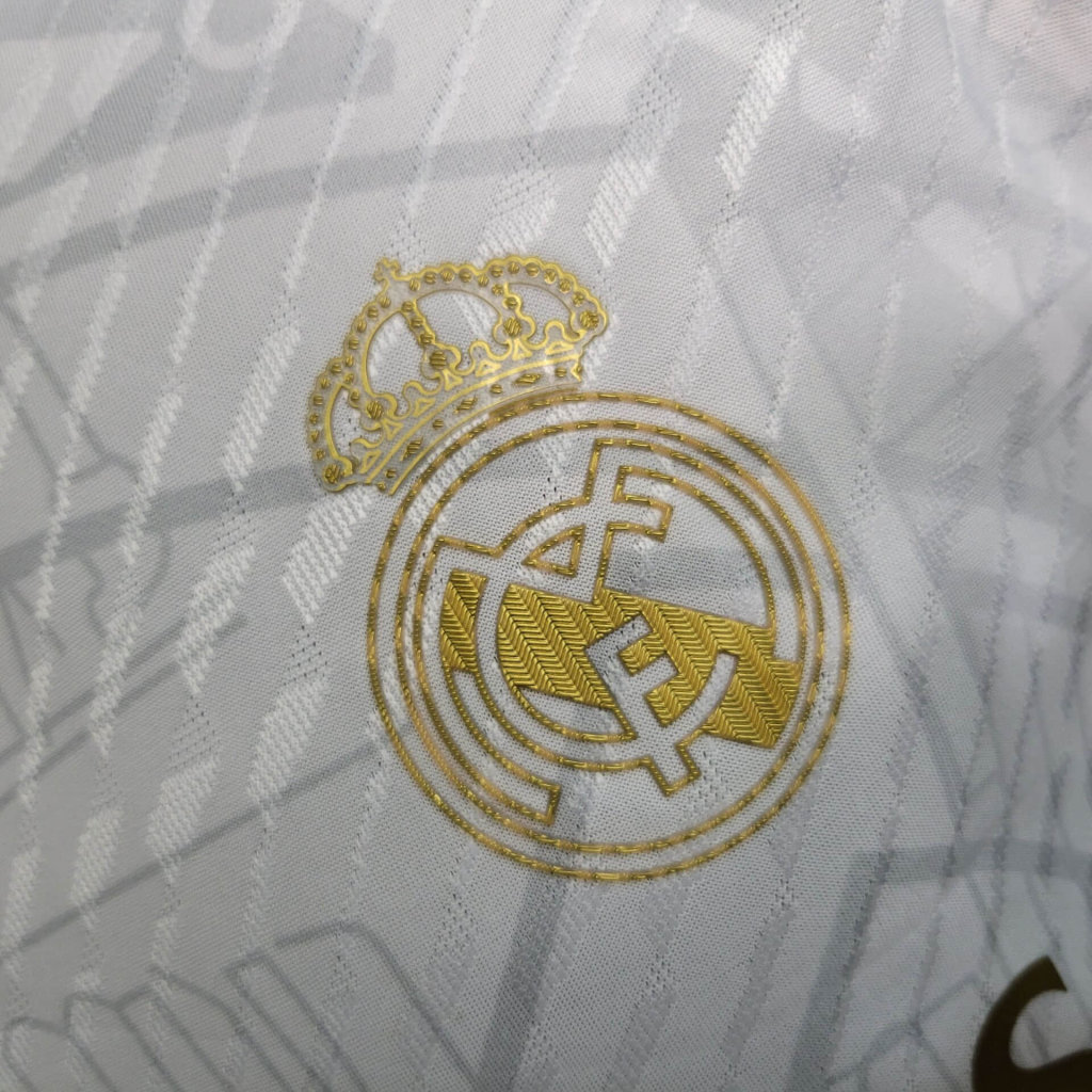 Real Madrid 23-24 Gold Special Edition Jersey - Player Version - Unitedfutballjersey