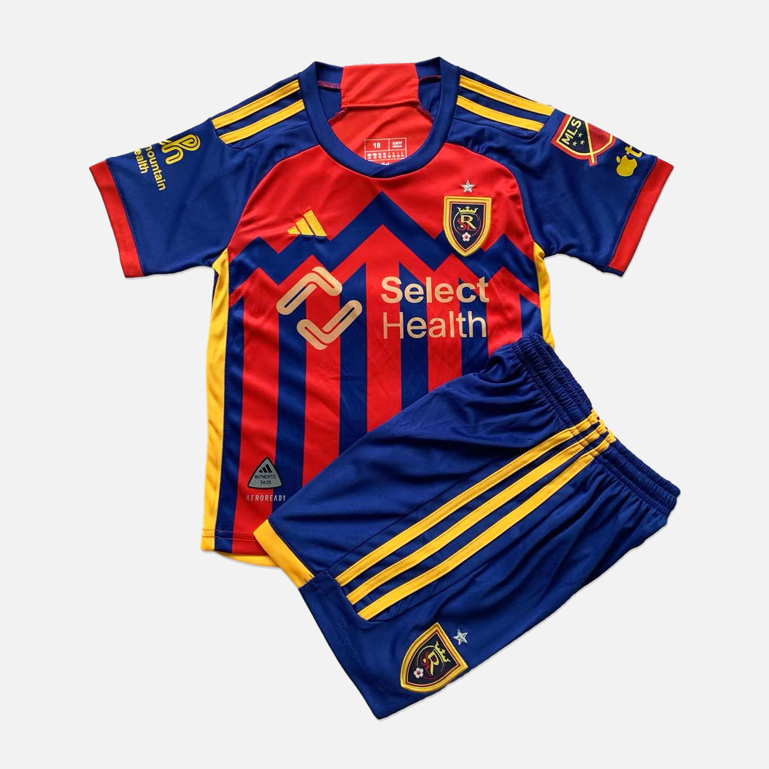 Real Salt Lake 2024 Home Stadium Kids Kit - Unitedfutballjersey