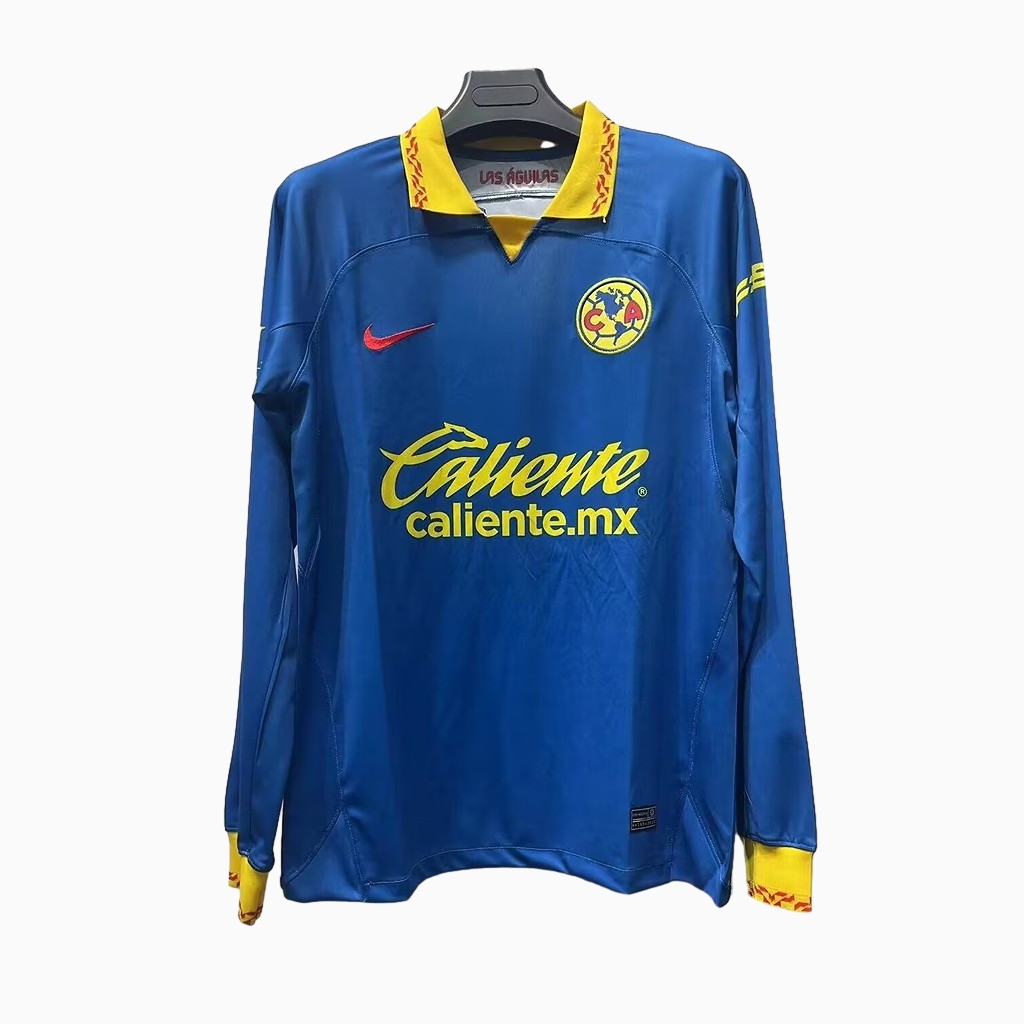 América 23-24 Away Stadium Long Sleeve Jersey - Fans Version - Unitedfutballjersey