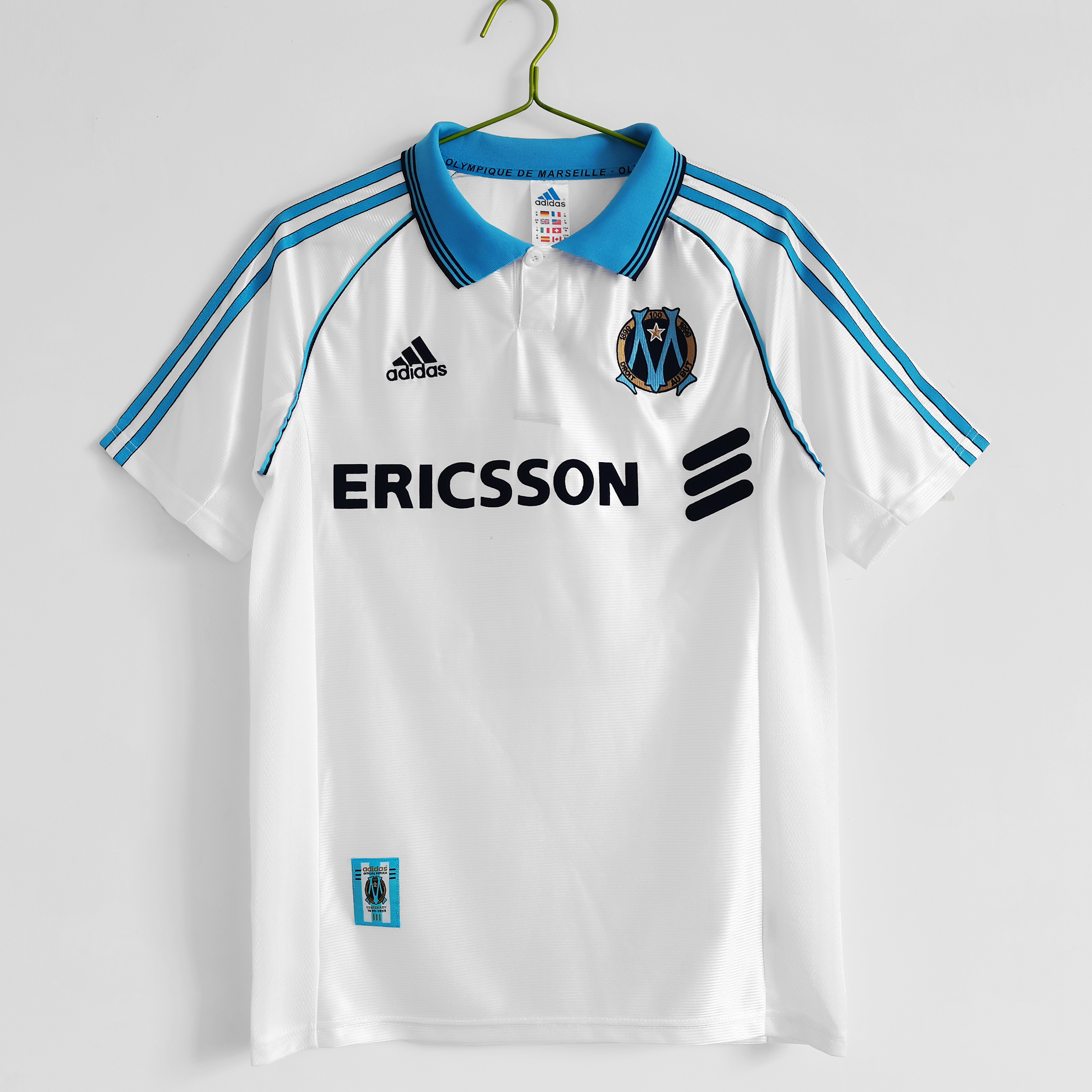 Retro Marseille 1998-99 Home Stadium Jersey - Unitedfutballjersey