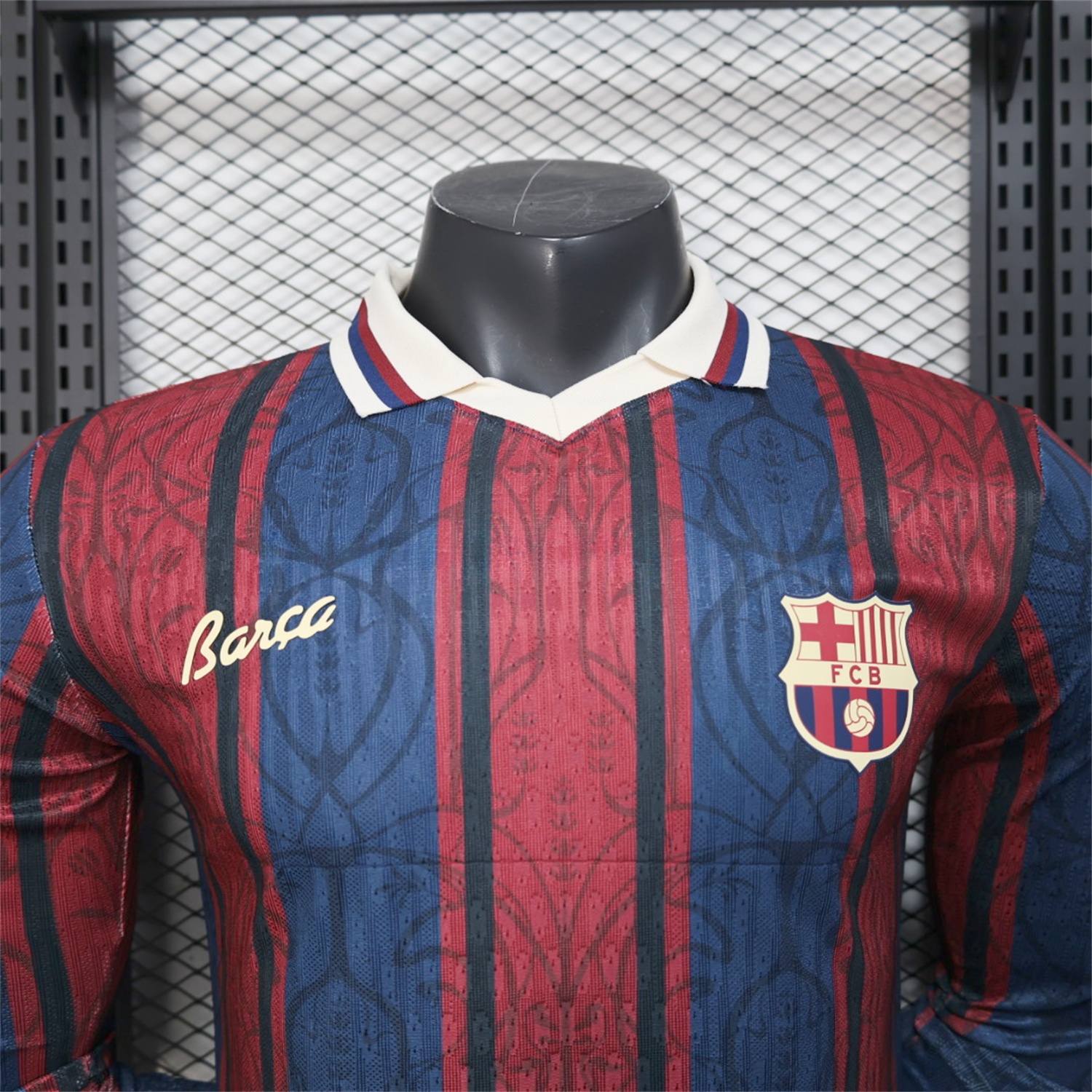 B.A.R.S.A 25-26 125th Anniversary Throwback Long Sleeves Jersey - Player Version - Unitedfutballjersey