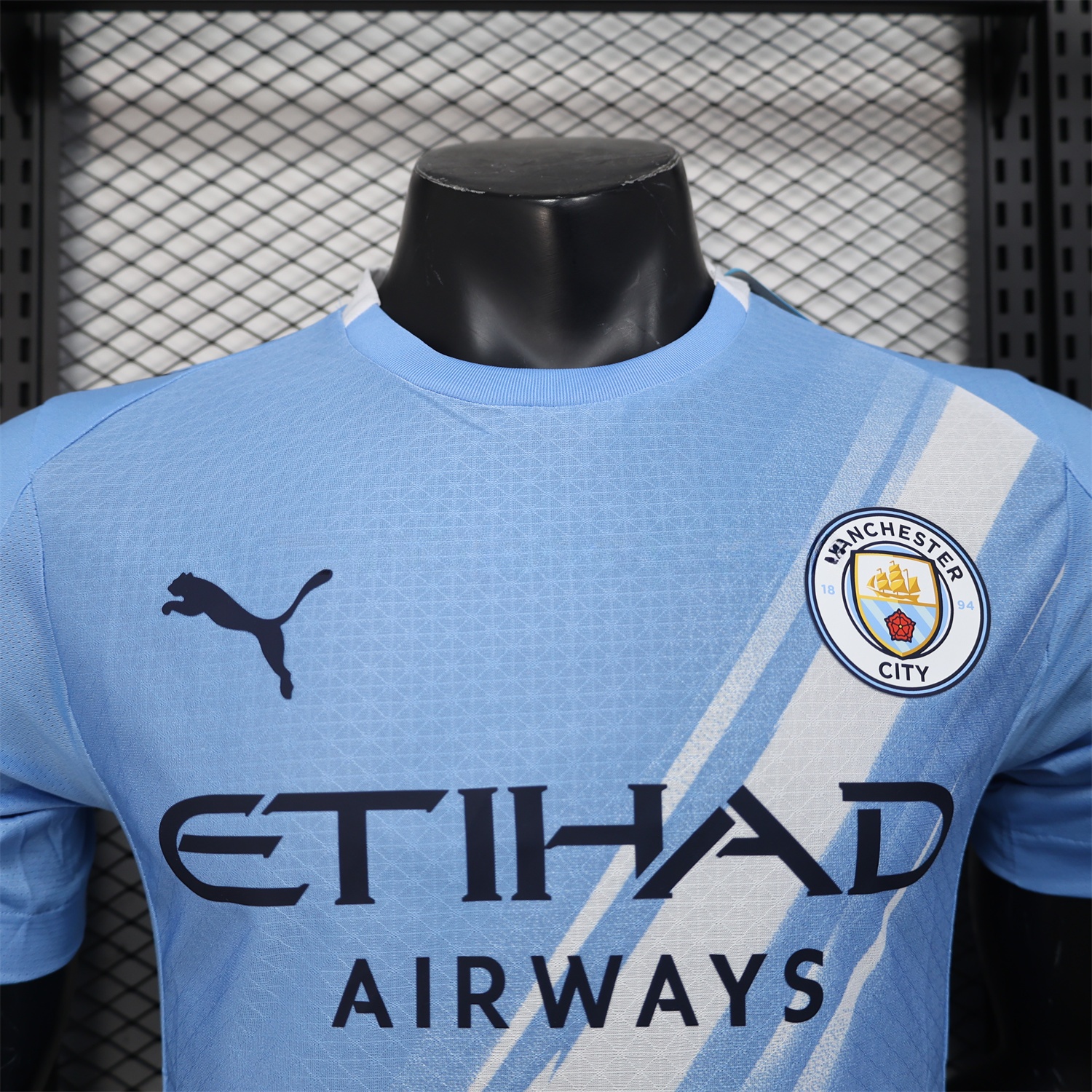 Manchester City 25-26 Home Jersey (Leaked Version) - Player Version - Unitedfutballjersey