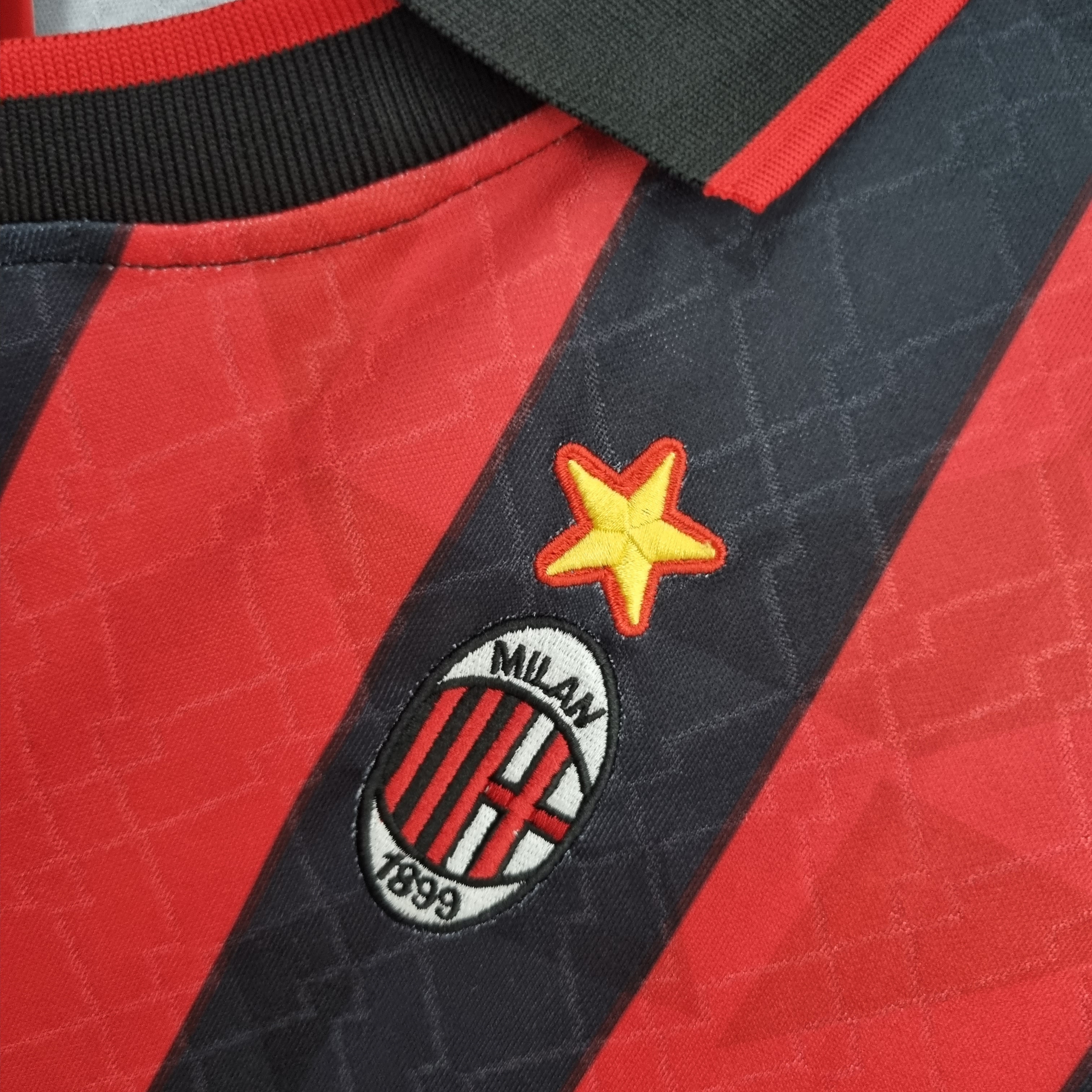 Retro AC Milan 95-96 Home Stadium Jersey - Unitedfutballjersey