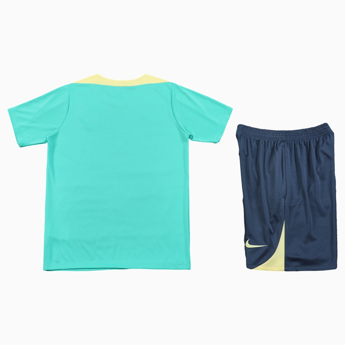 Club América 24-25 Short-Sleeve Training Set - Light Green Top & Grey Shorts - Unitedfutballjersey