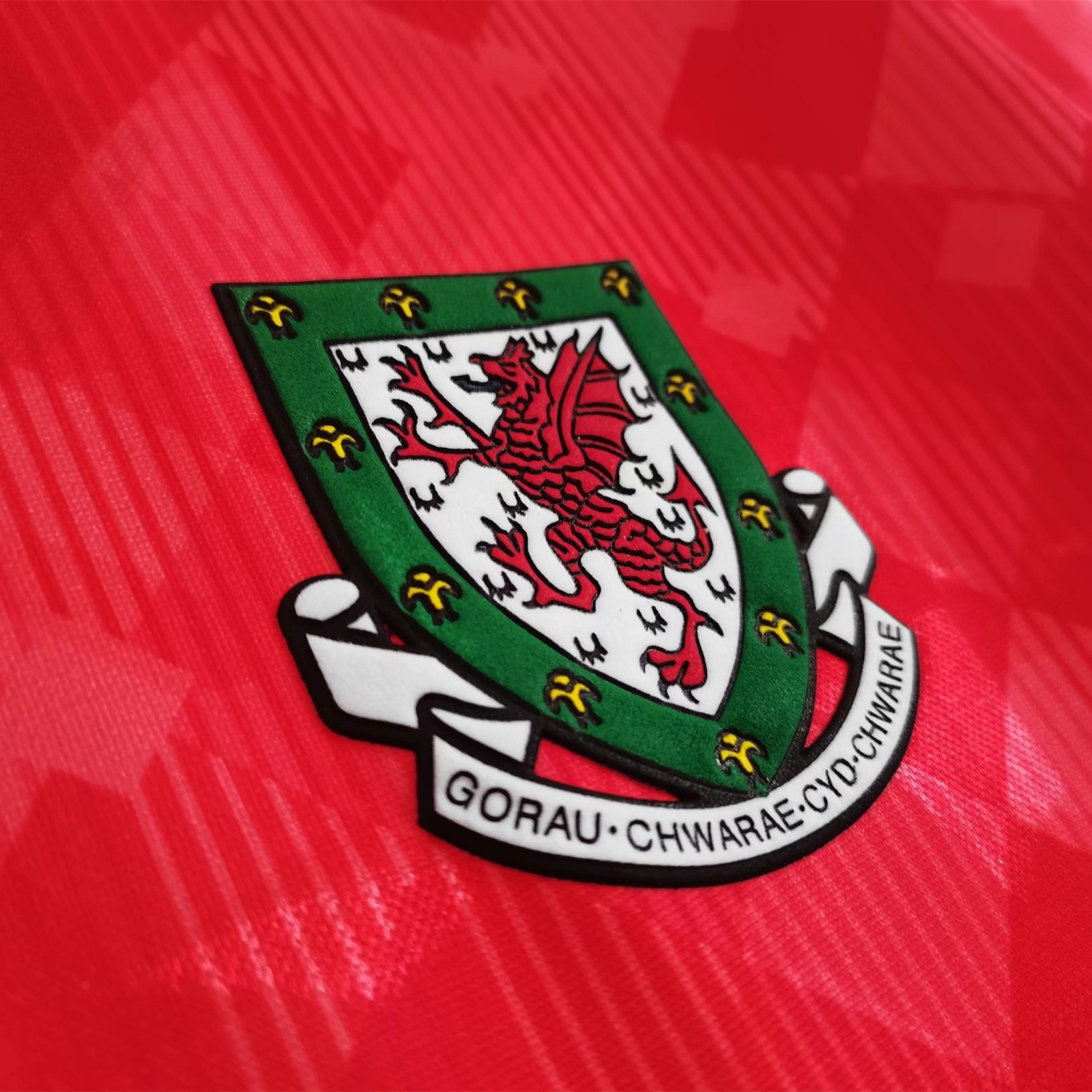 Retro Wales 1990 Home Stadium Jersey - Unitedfutballjersey