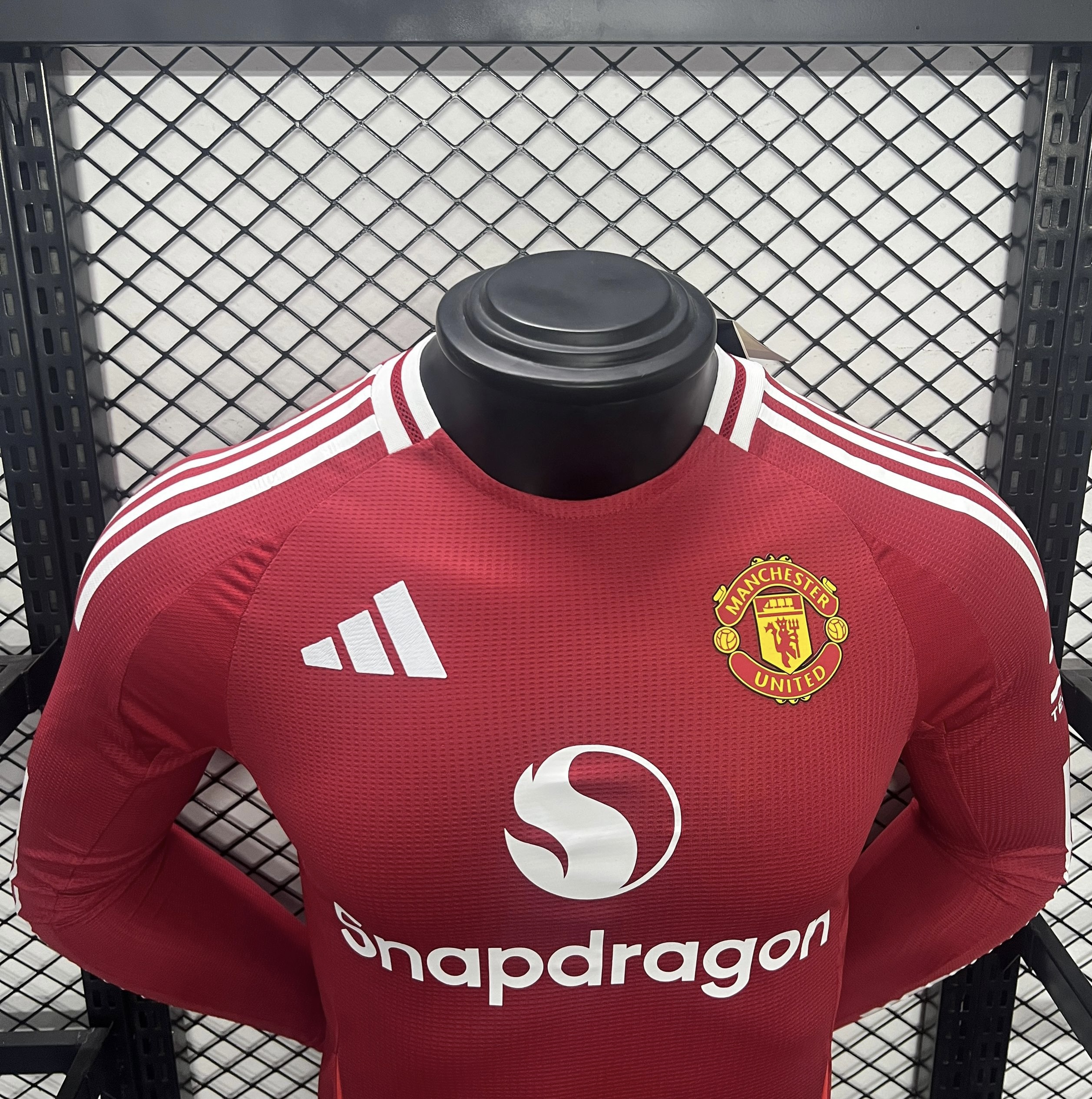 Manchester United 24-25 Home Long Sleeve Jersey - Player Version - Unitedfutballjersey