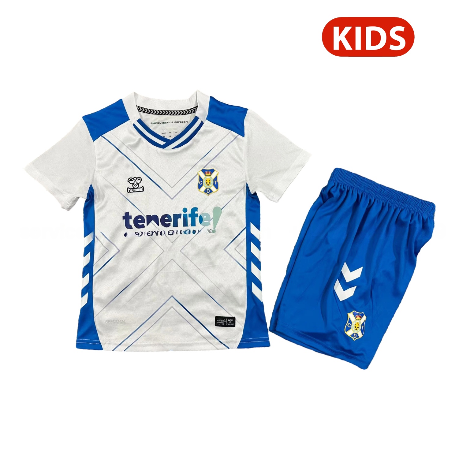 Tenerife 25-26 Home Kids Kit - Unitedfutballjersey