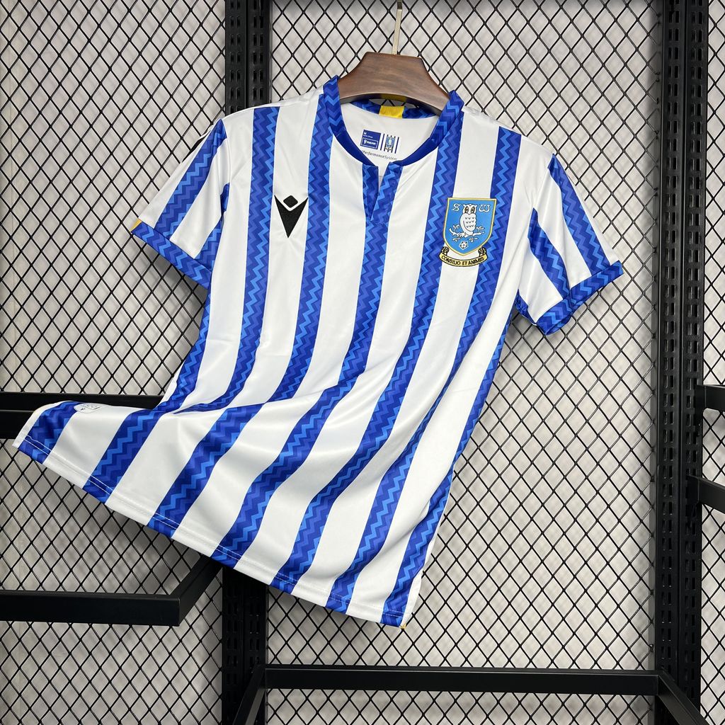 Sheffield Wednesday 24-25 Home Stadium Jersey - Fans Version - Unitedfutballjersey
