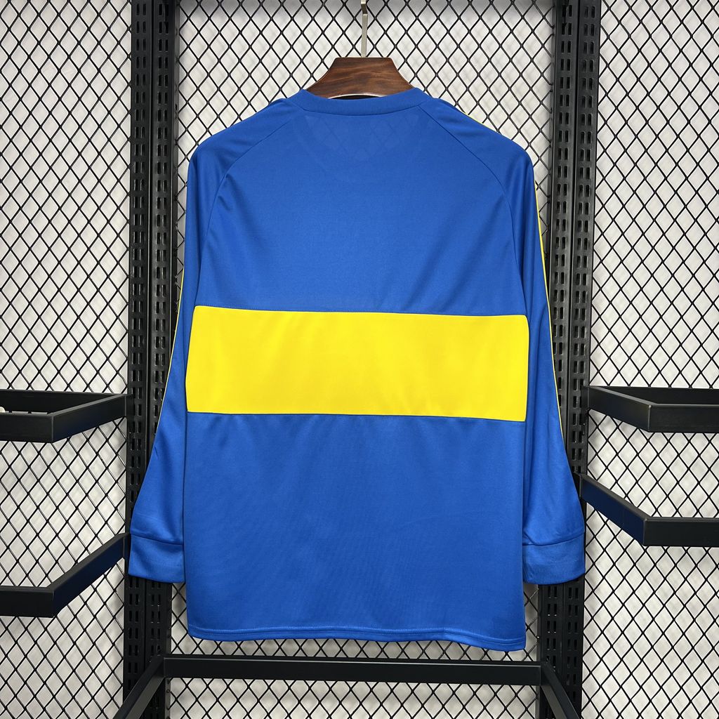 Retro Boca Juniors 1981-82 Home Long Sleeve Jersey - Unitedfutballjersey