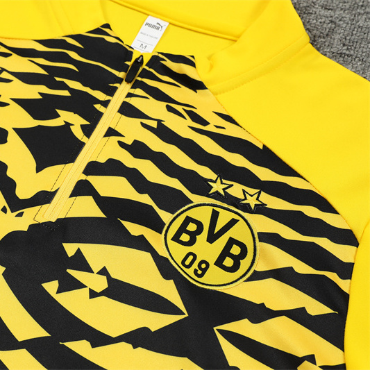 Dortmund 24-25 Long Sleeve Training Set - Yellow Camouflage - Unitedfutballjersey